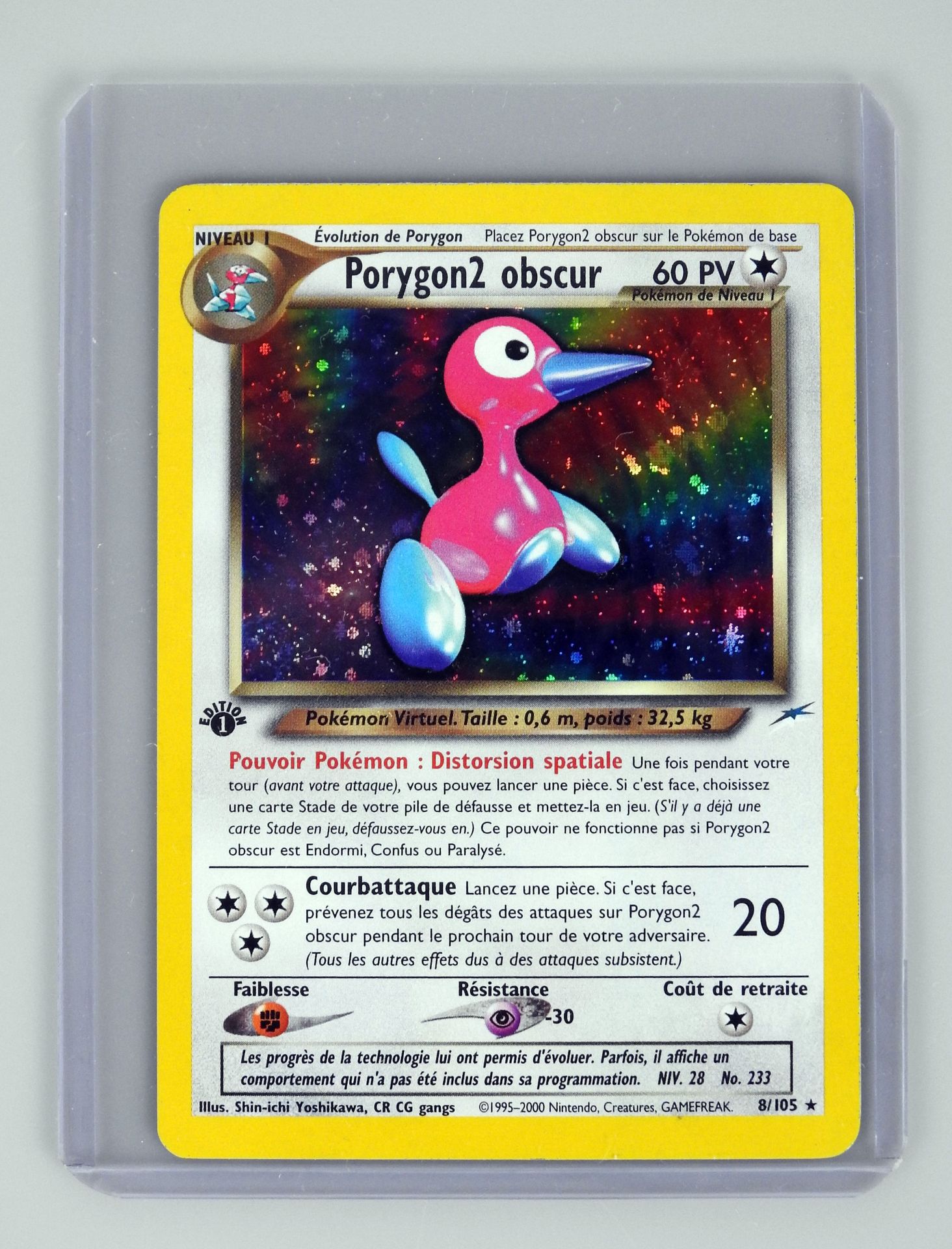 Null PORYGON 2 OBSCUR Ed 1

Wizards Neo Destiny 8/105 block

Pokemon card in gre&hellip;