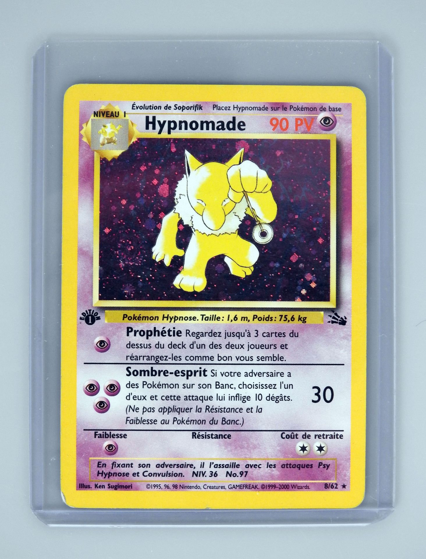 Null HYPNOMADE 

Bloque de fósiles de los magos 8/62

Tarjeta Pokémon en buen es&hellip;