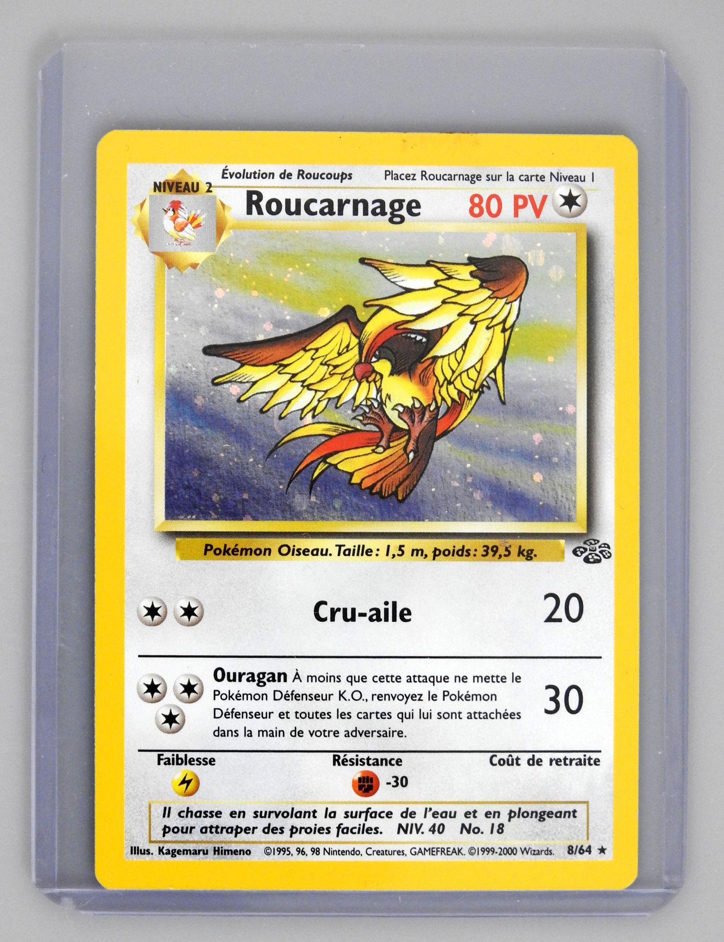 Null 
ROUCARNAGE 





Wizards Jungle 8/64 block





Pokemon card in great cond&hellip;