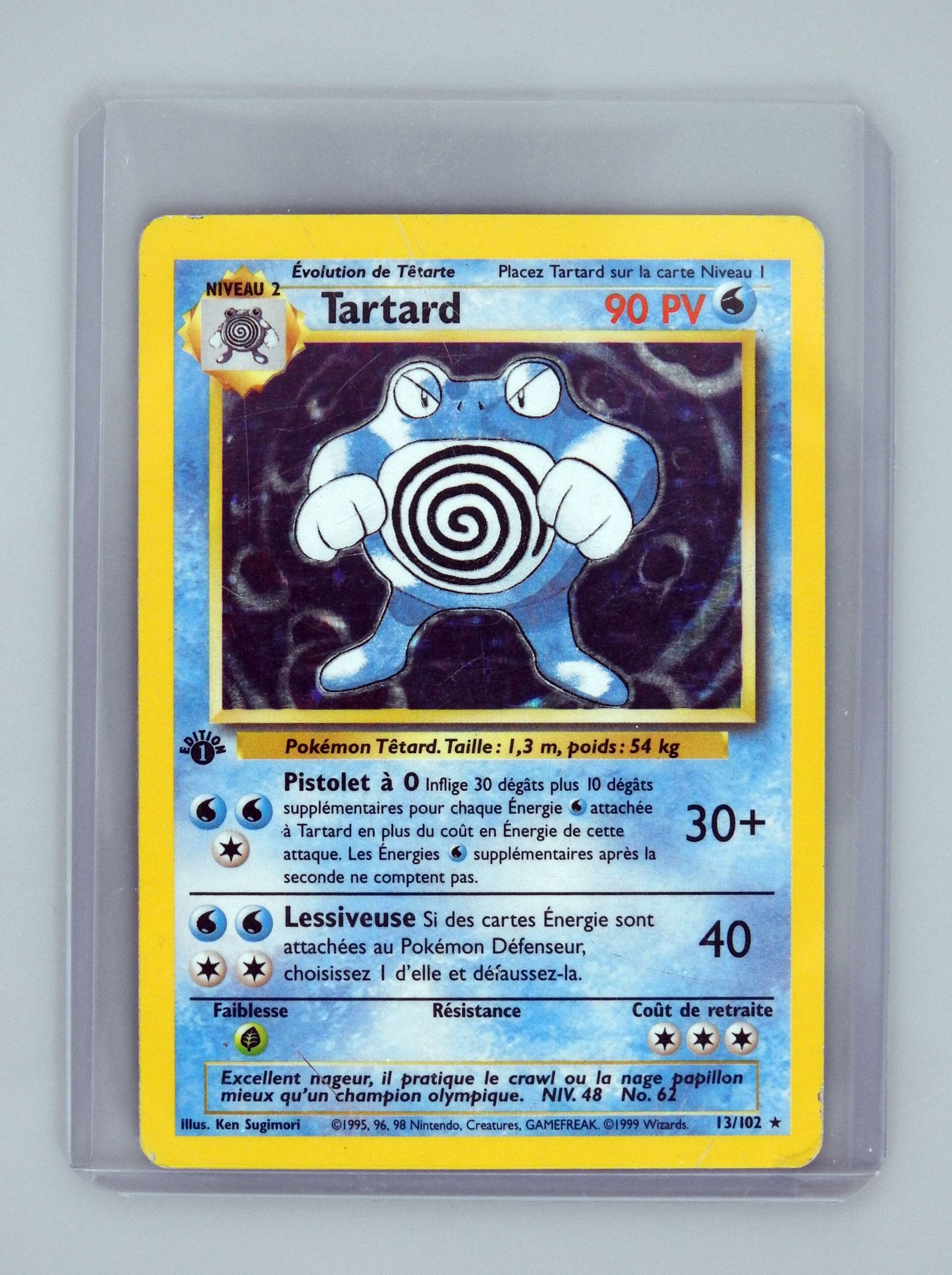Null TARTARD Ed 1

Bloc Wizards Set de base 13/102

Carte Pokémon avec petits fr&hellip;