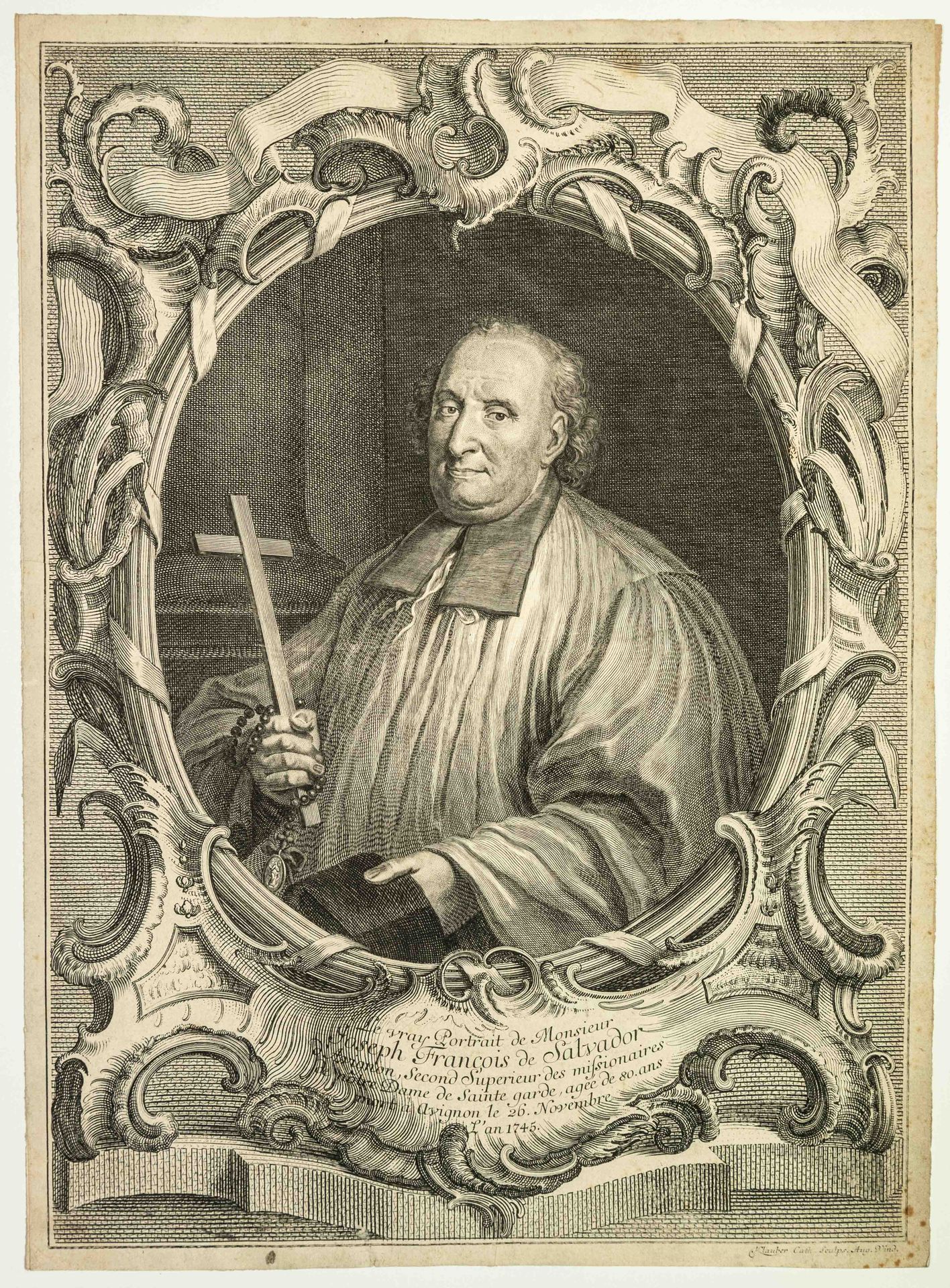 Null Joseph François de SALVADOR d'AVIGNON，阿维尼翁圣母院传教士的第二负责人，80岁，1745年11月26日在AVIG&hellip;