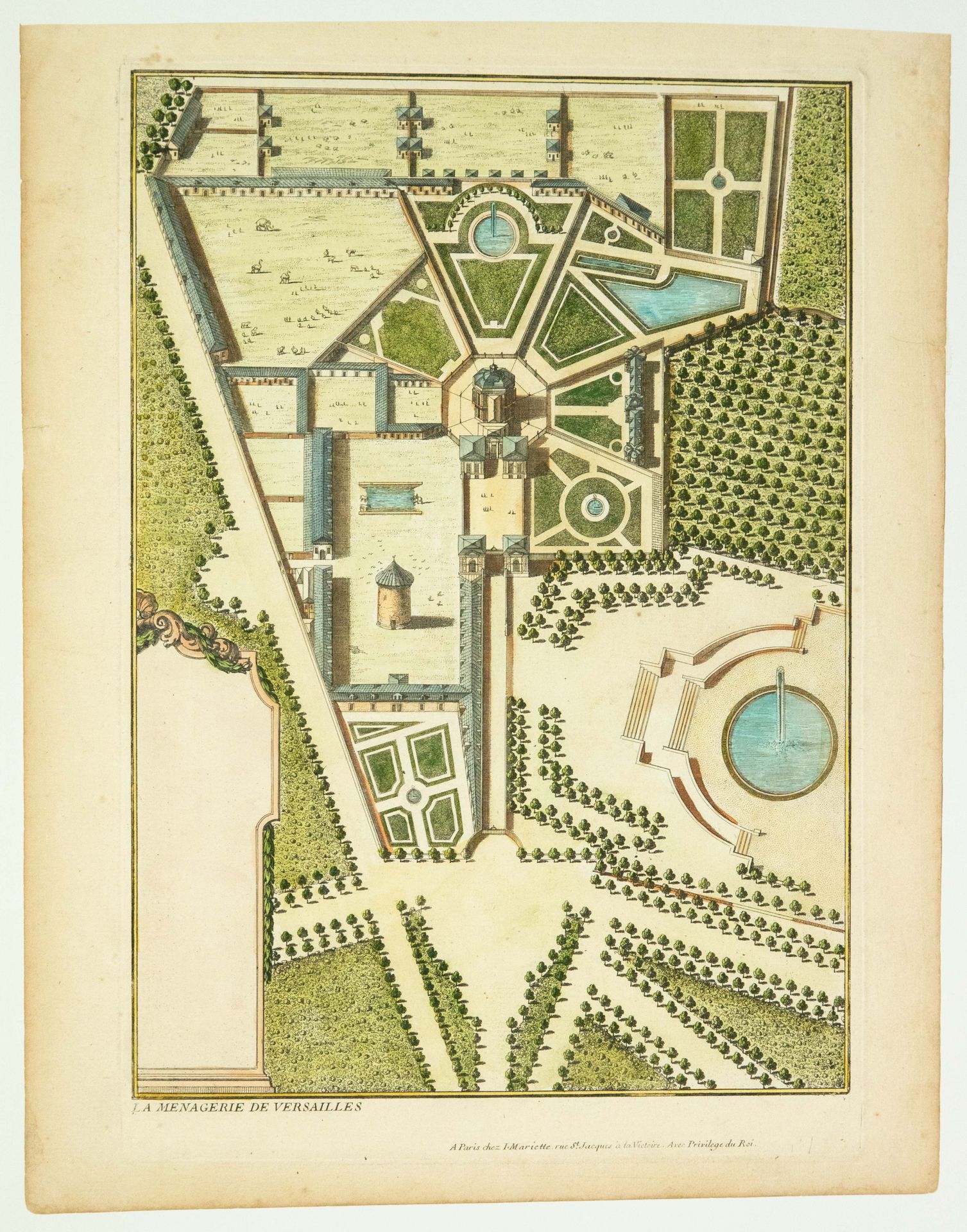 Null YVELINES. "THE HOUSEHOLD OF VERSAILLES" Early 18th century. In Paris at I. &hellip;