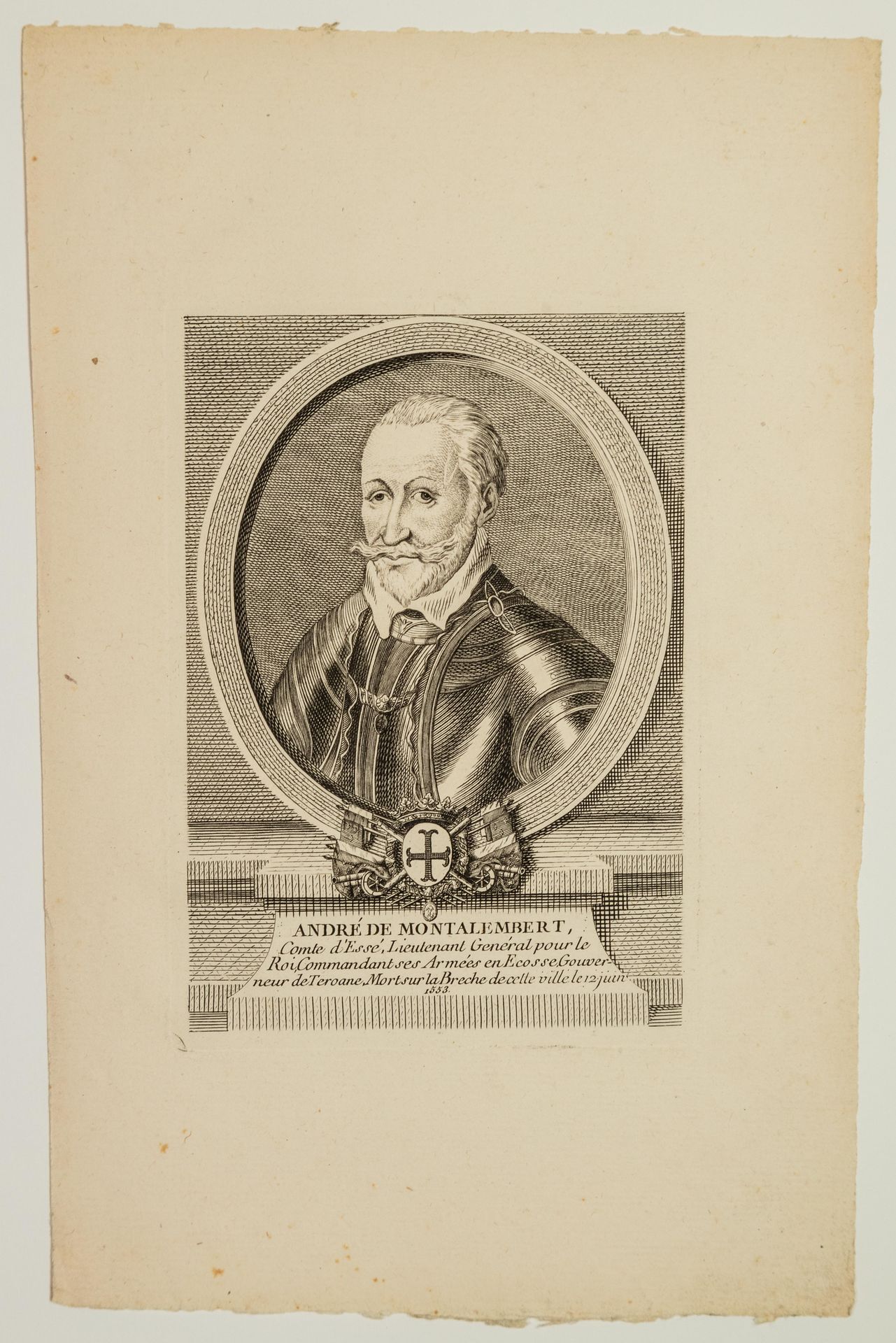 Null André de MONTALEMBERT, Comte d’Essé, Lieutenant Général pour le Roi Henri I&hellip;