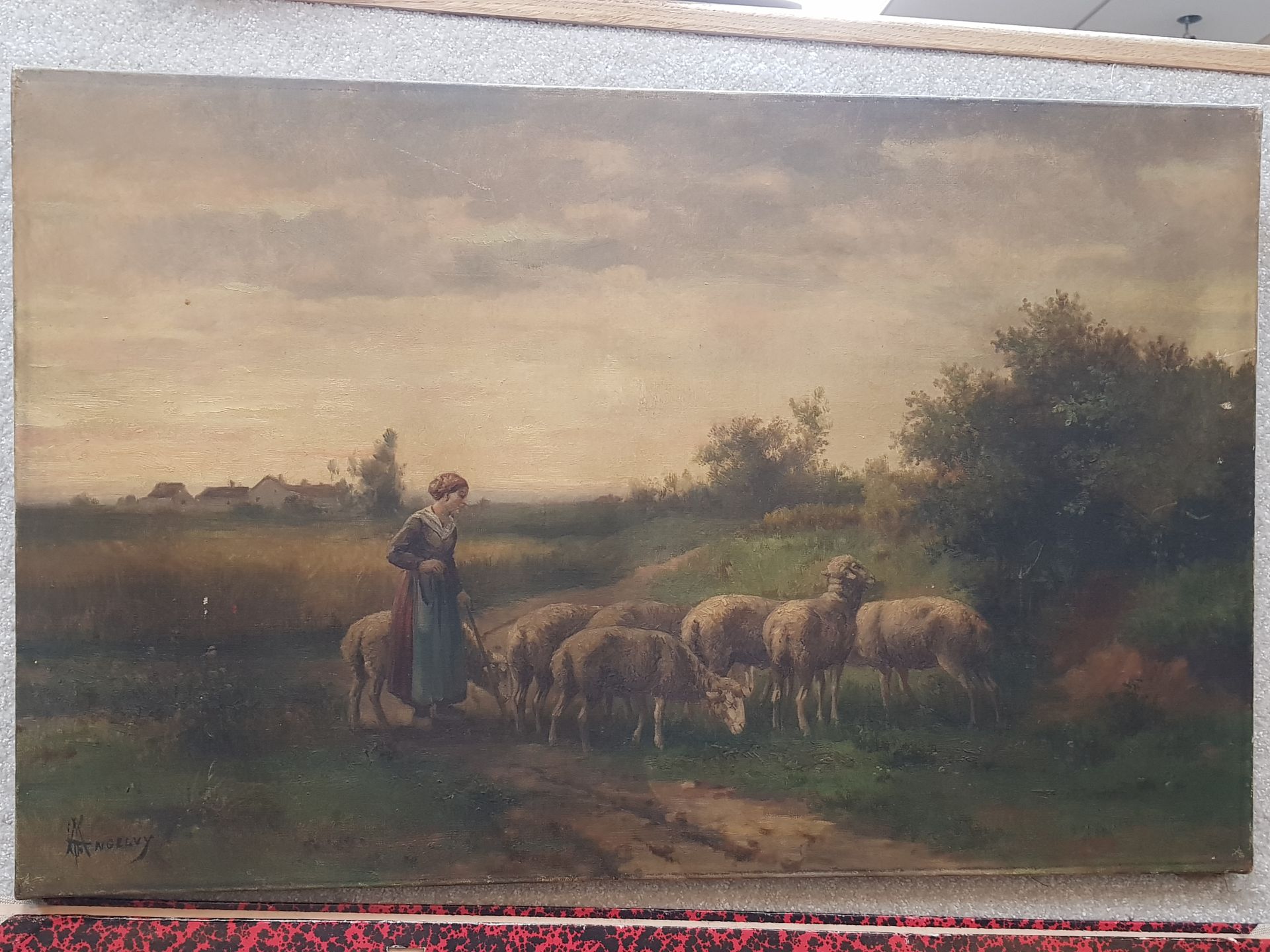 Null Angelvy (XIX°-XX°)

Bergère et ses moutons

Huile sur toile signée en bas à&hellip;