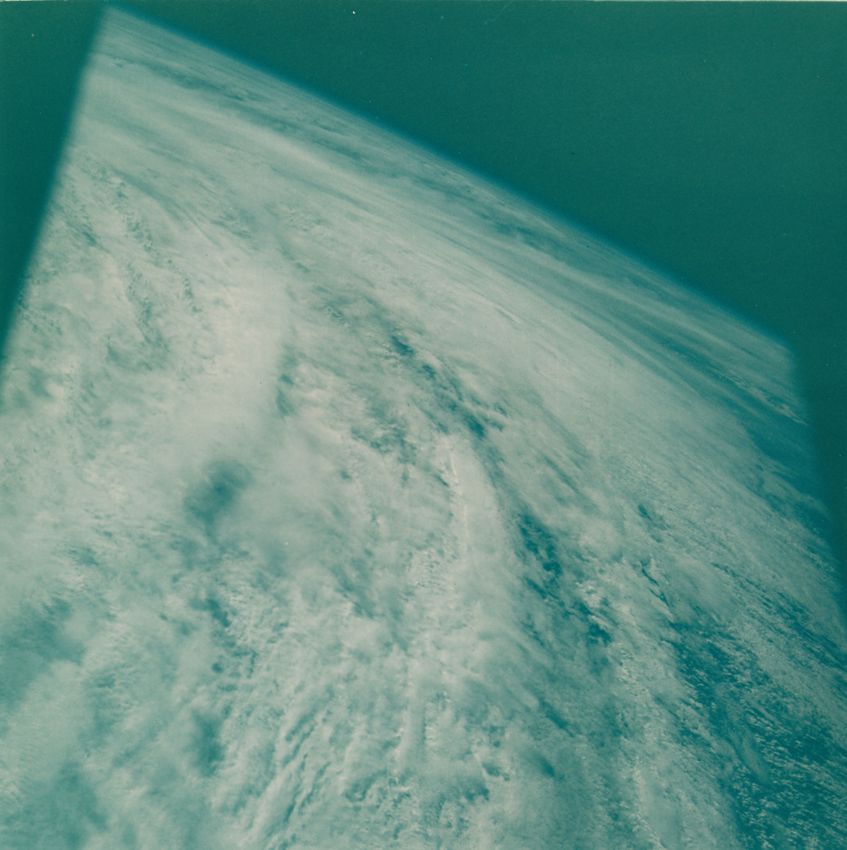 NASA Nasa. Mission Apollo 7. Vue du globe terrestre depuis l'Espace par l'équipa&hellip;