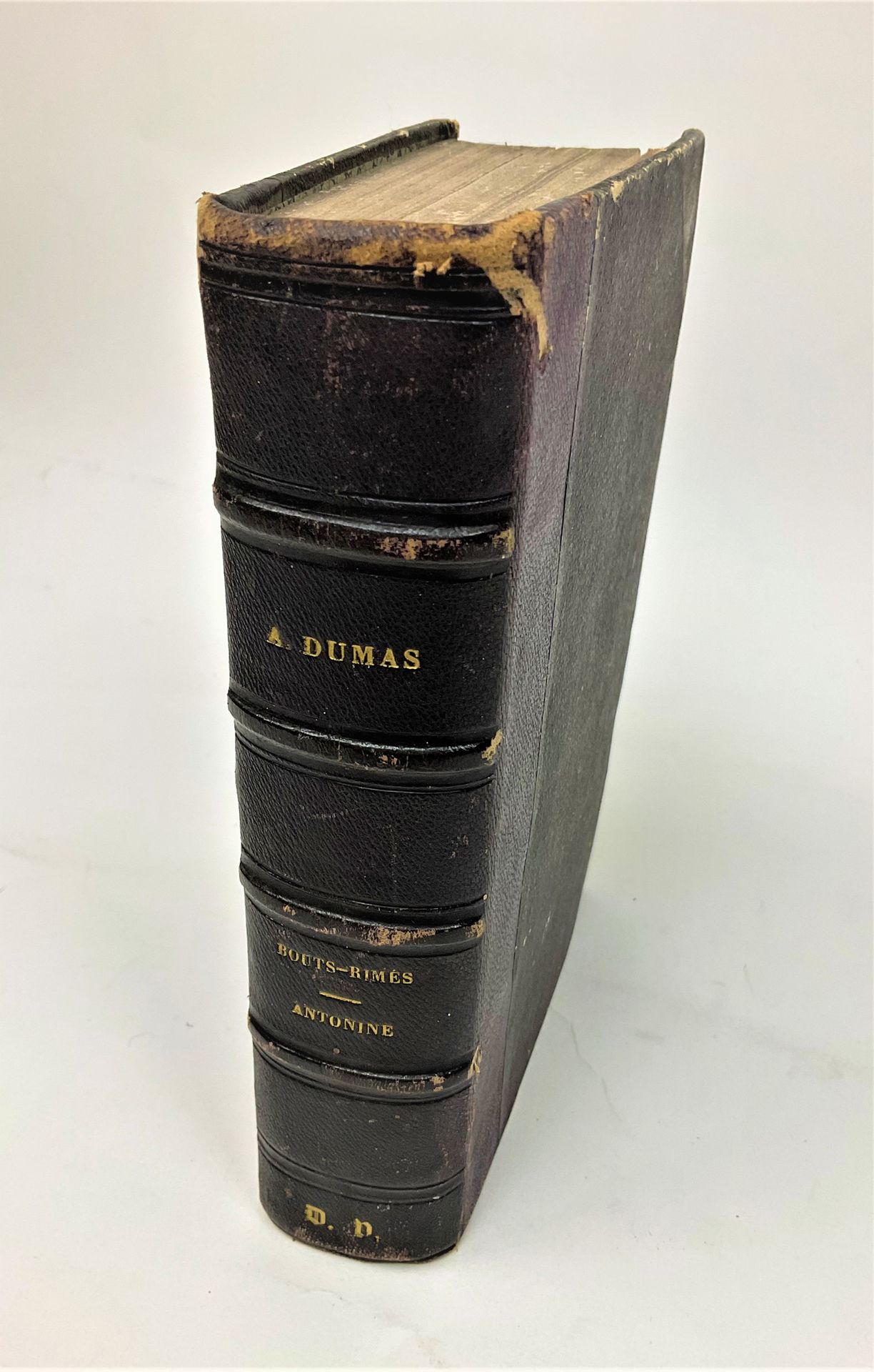 Null Alexandre DUMAS Père : "Bouts rimés", Librairie du Petit Journal, EO 1865, &hellip;