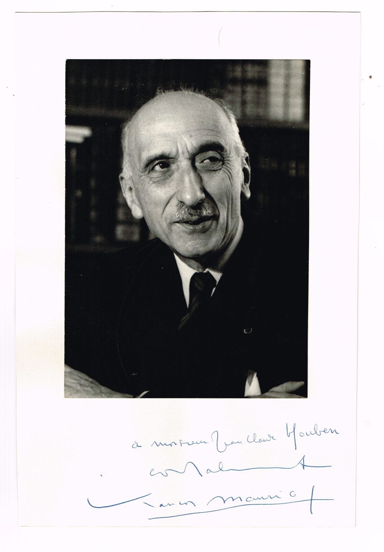 Null François MAURIAC (1885-1970), Schriftsteller, Nobelpreis für Literatur 1952&hellip;