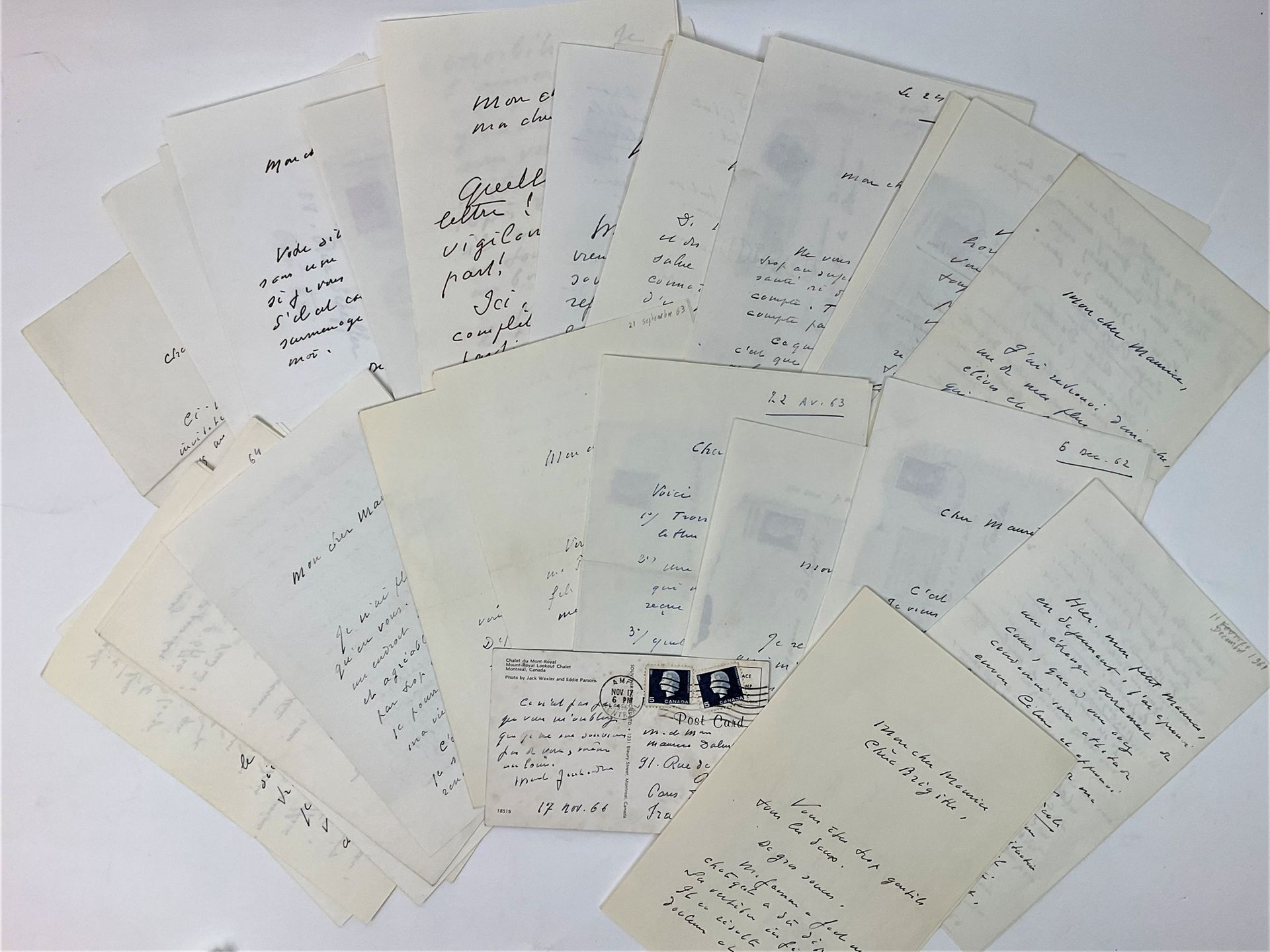 Null Marcel JOUHANDEAU (Guéret 1888-1979), writer : Important correspondence of &hellip;