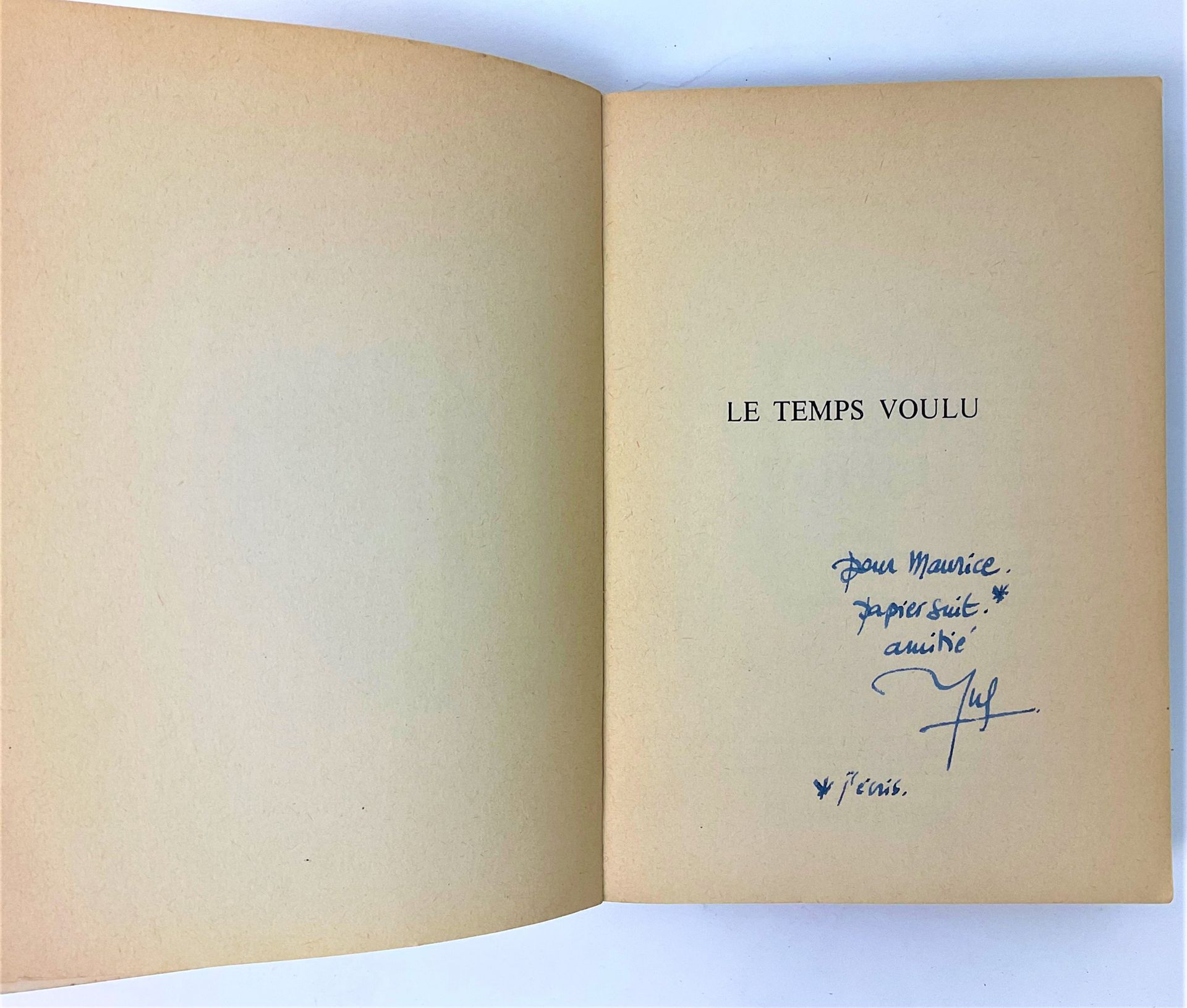 Null Yves NAVARRE (1940-1994), Schriftsteller Prix Goncourt 1980: "Le Temps voul&hellip;