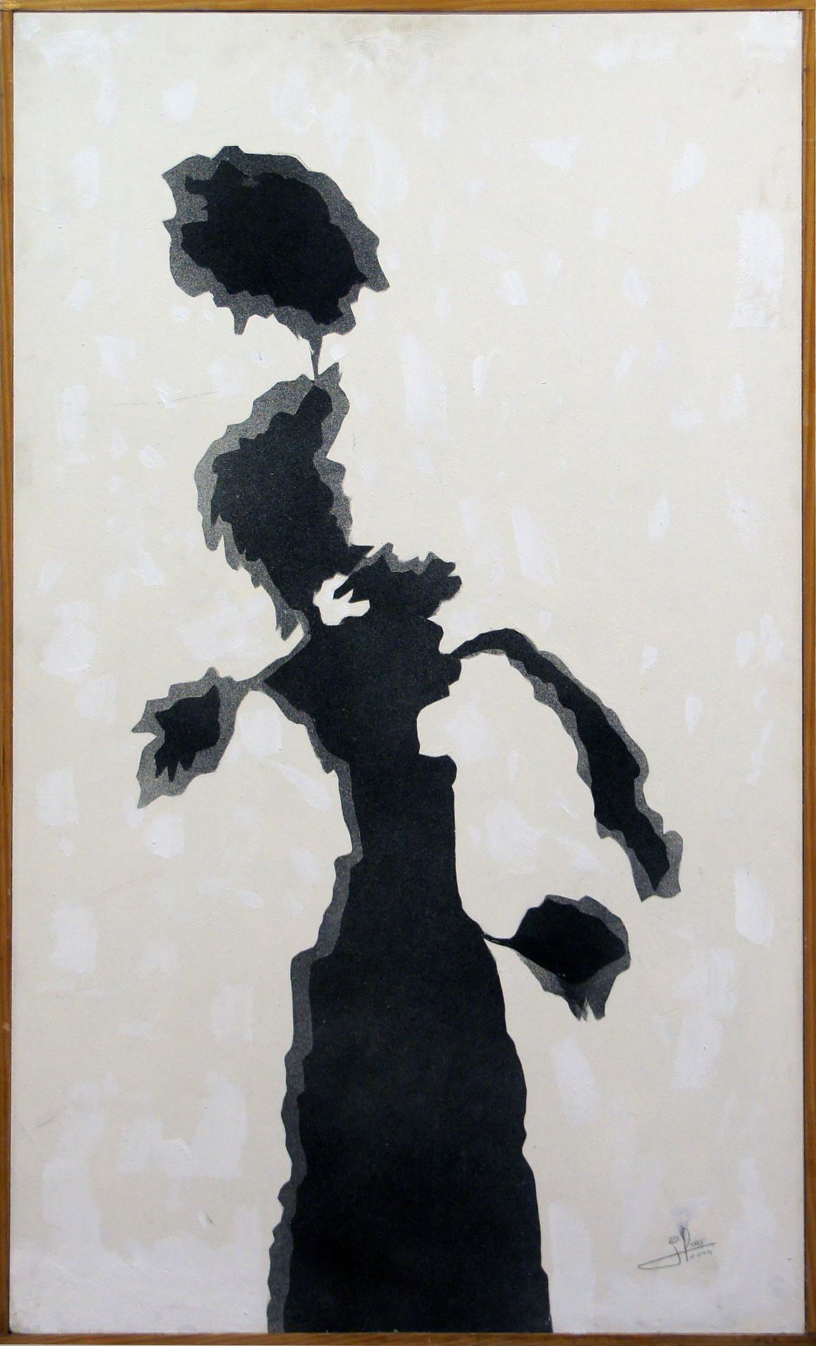 Jean MAS (né en 1946) Sombra de una flor en un jarrón, 2004
Acrílico sobre panel&hellip;