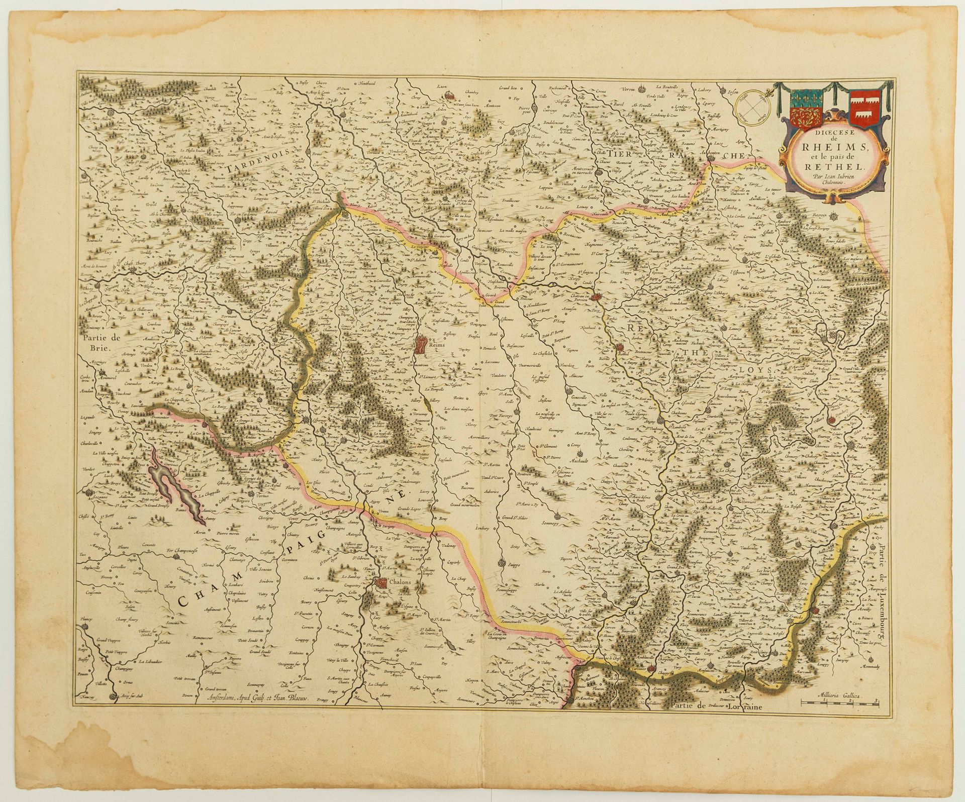 Null MAP XVII: "Le Diocèse de REIMS et le pays de RETHEL, par Jean JUBRIEN Chalo&hellip;