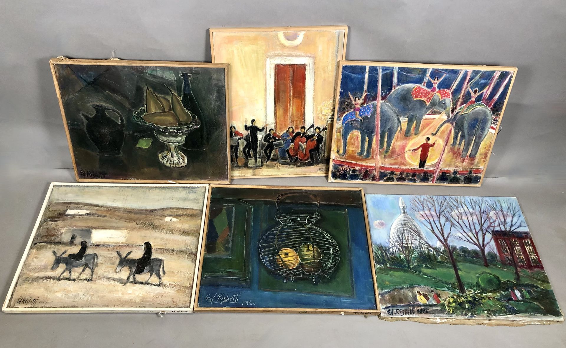 Null Edouard RIGHETTI

6 oils on canvas signed

50 x 61 cm