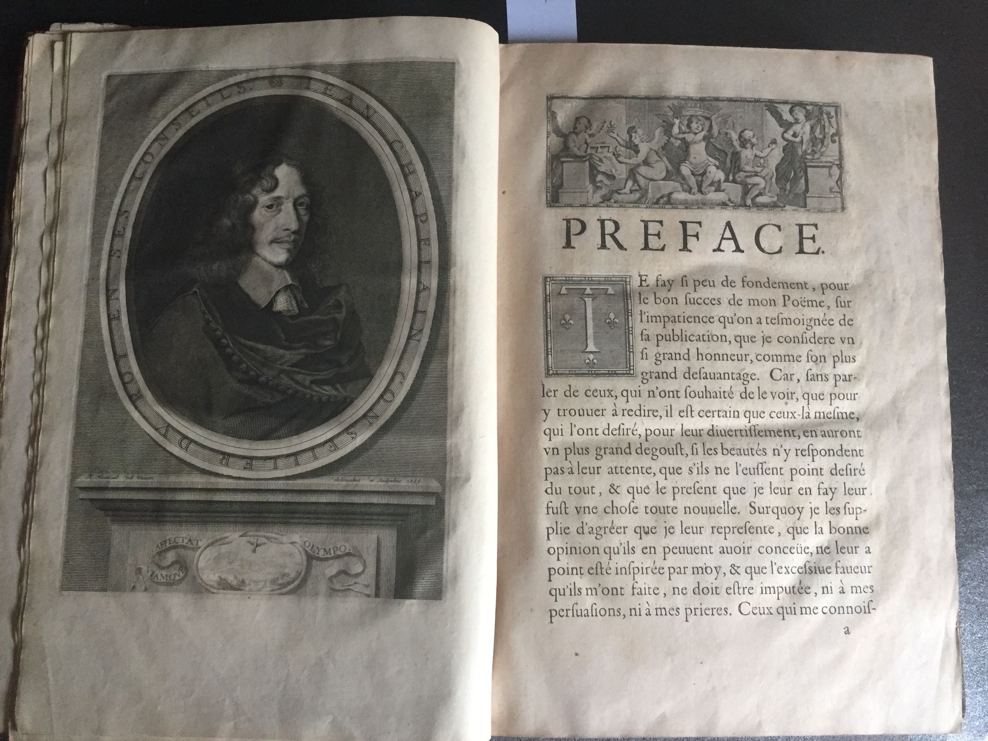 Null CHAPELAIN: La Pucelle ou la France délivrée. Poema heroico. A. Courbé, 1656&hellip;