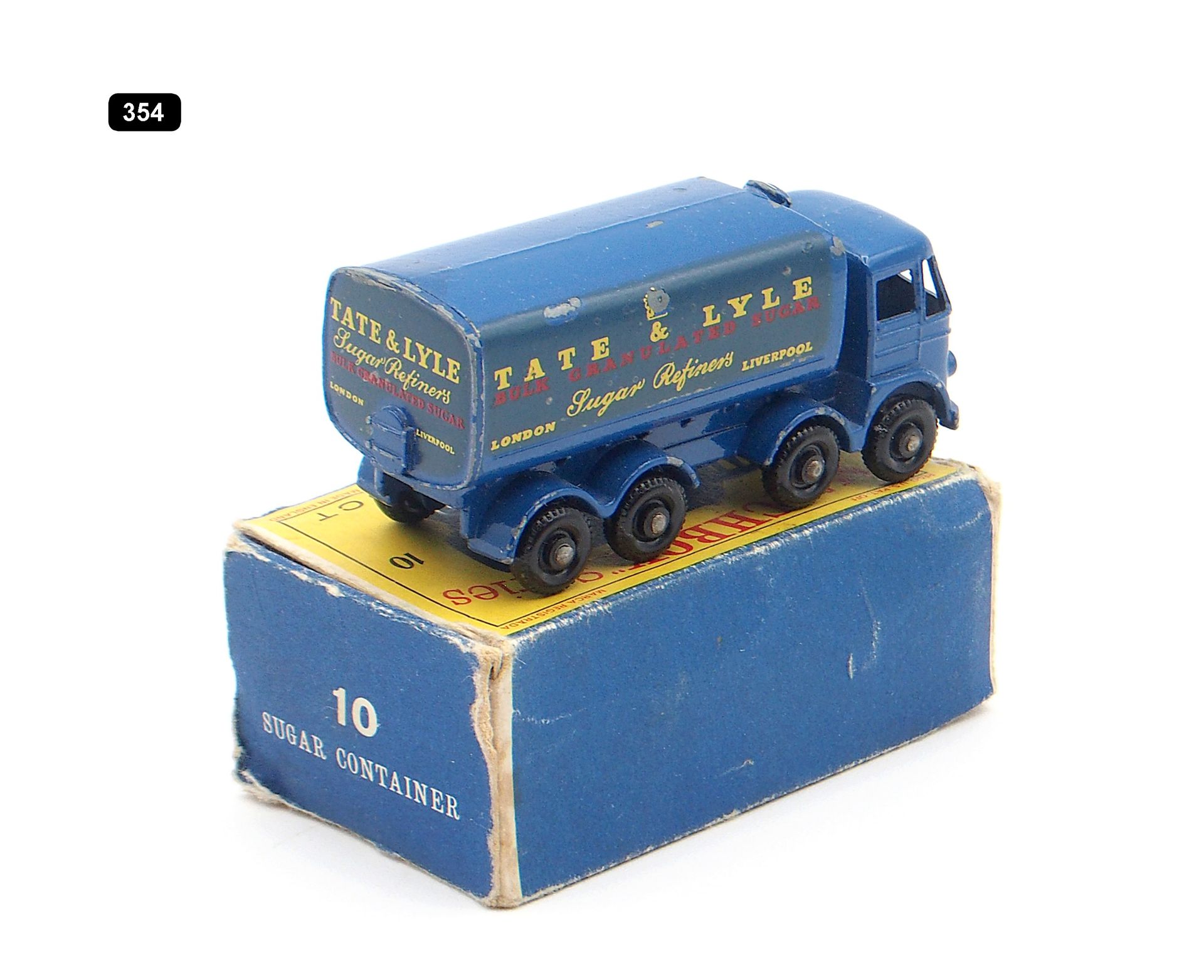 Null MATCHBOX (1)

# 10C FODEN TRANSPORT DE SUCRE

1961. Bleu nuit, roues plasti&hellip;