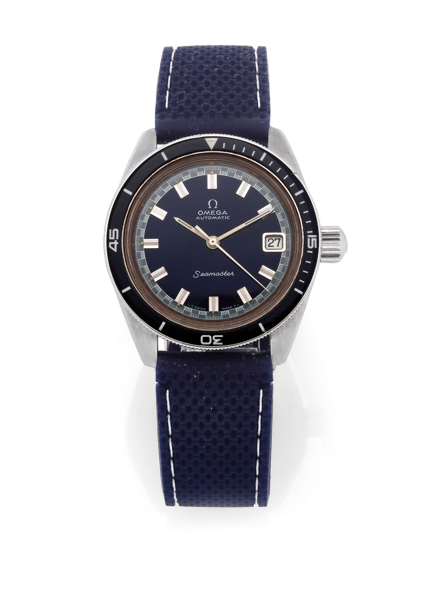 OMEGA Seamaster 60 Azul "Big Crown" - referencia 166.062 Reloj de buceo de acero&hellip;