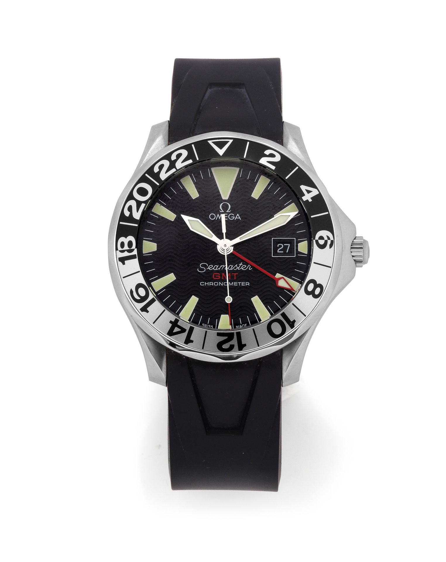 Null Seamaster GMT - "50th Anniversary"
Steel globetrotter's watch with automati&hellip;