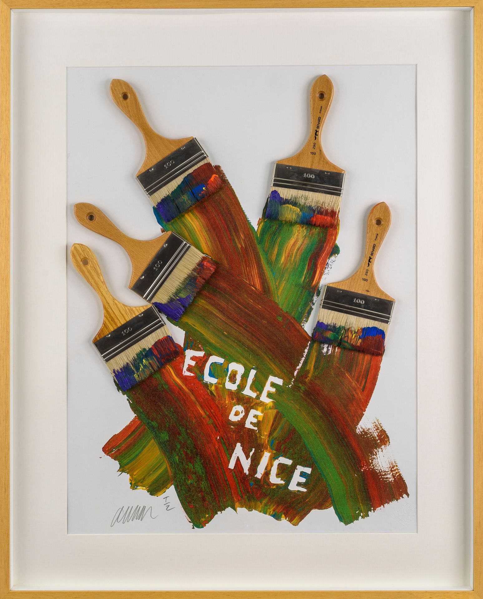 Null ARMAN (1928-2005)

École de Nice, 1987

Photogravure avec pinceaux véritabl&hellip;