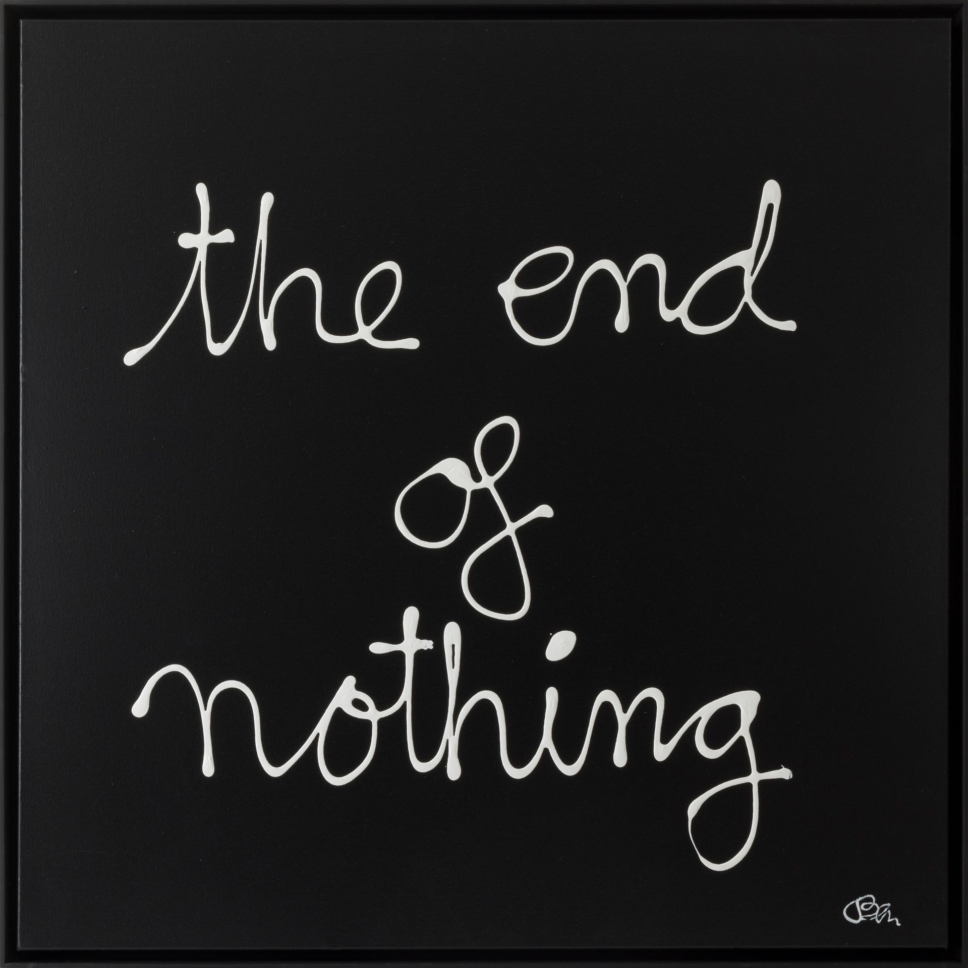 Ben VAUTIER (né en 1935) The end of nothing, 2014
Acryl auf Leinwand
Signiert
80&hellip;