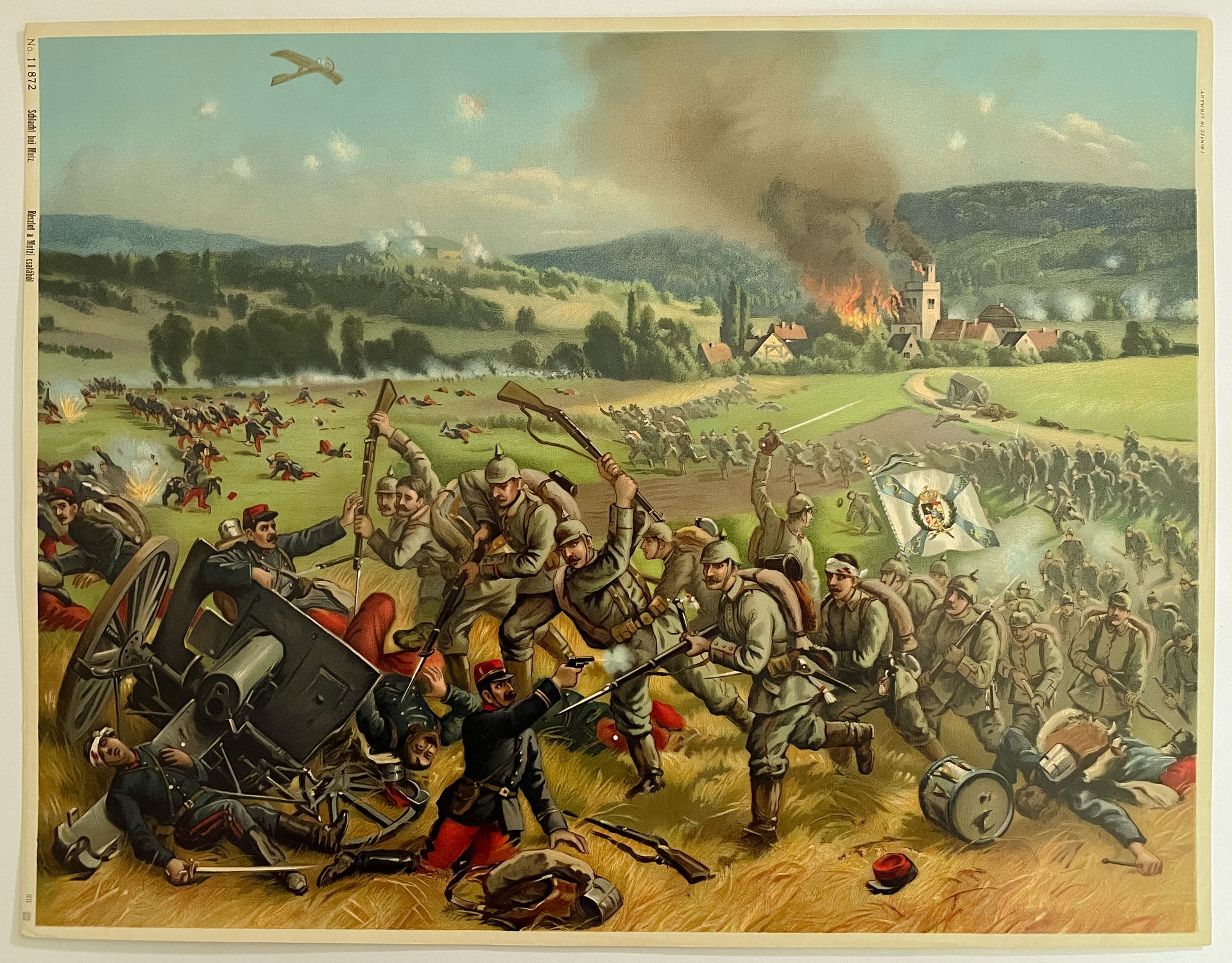 Null 23 - MOSELLE. Batalla de METZ, o batalla de MORHANGE (1914) entre franceses&hellip;