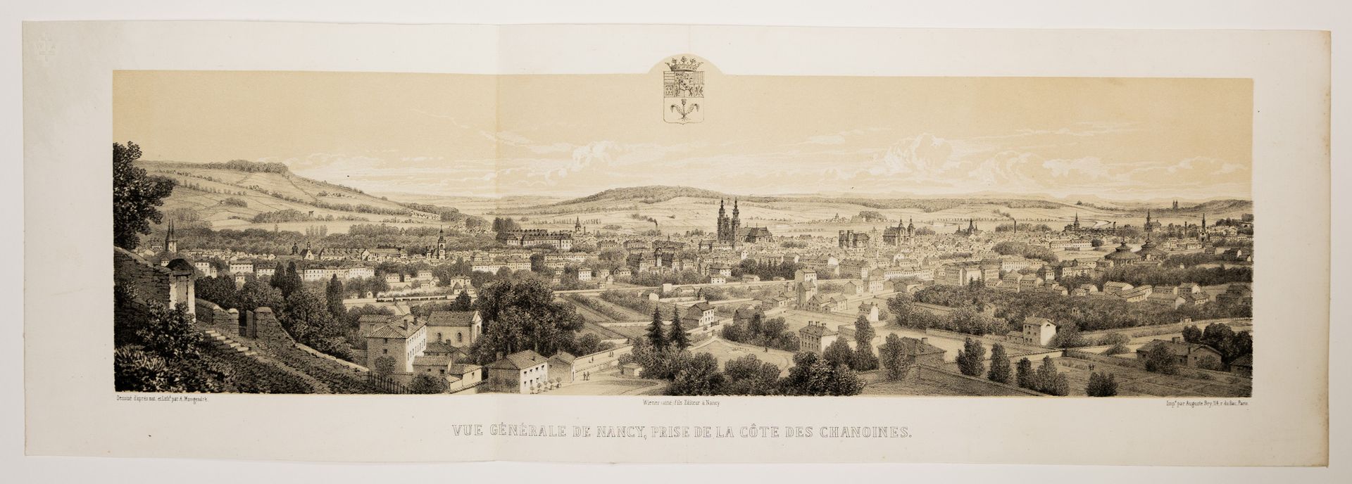 Null 8 - MEURTHE-ET-MOSELLE. General view of NANCY, taken from the côte des Chan&hellip;
