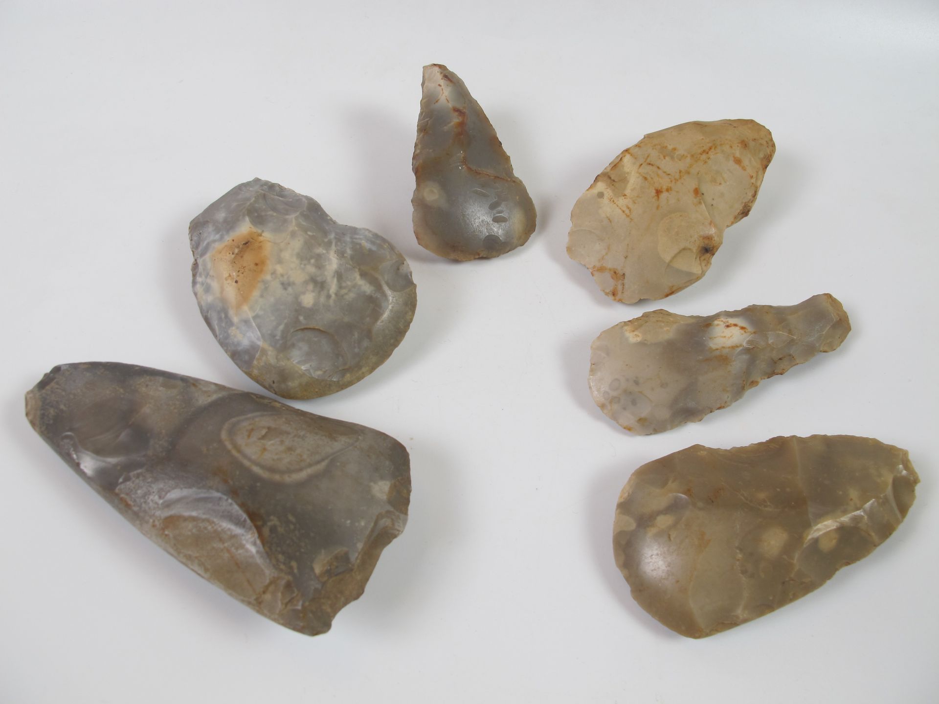 Null Six partially polished axes

Larger flint 11 cm

Neolithic