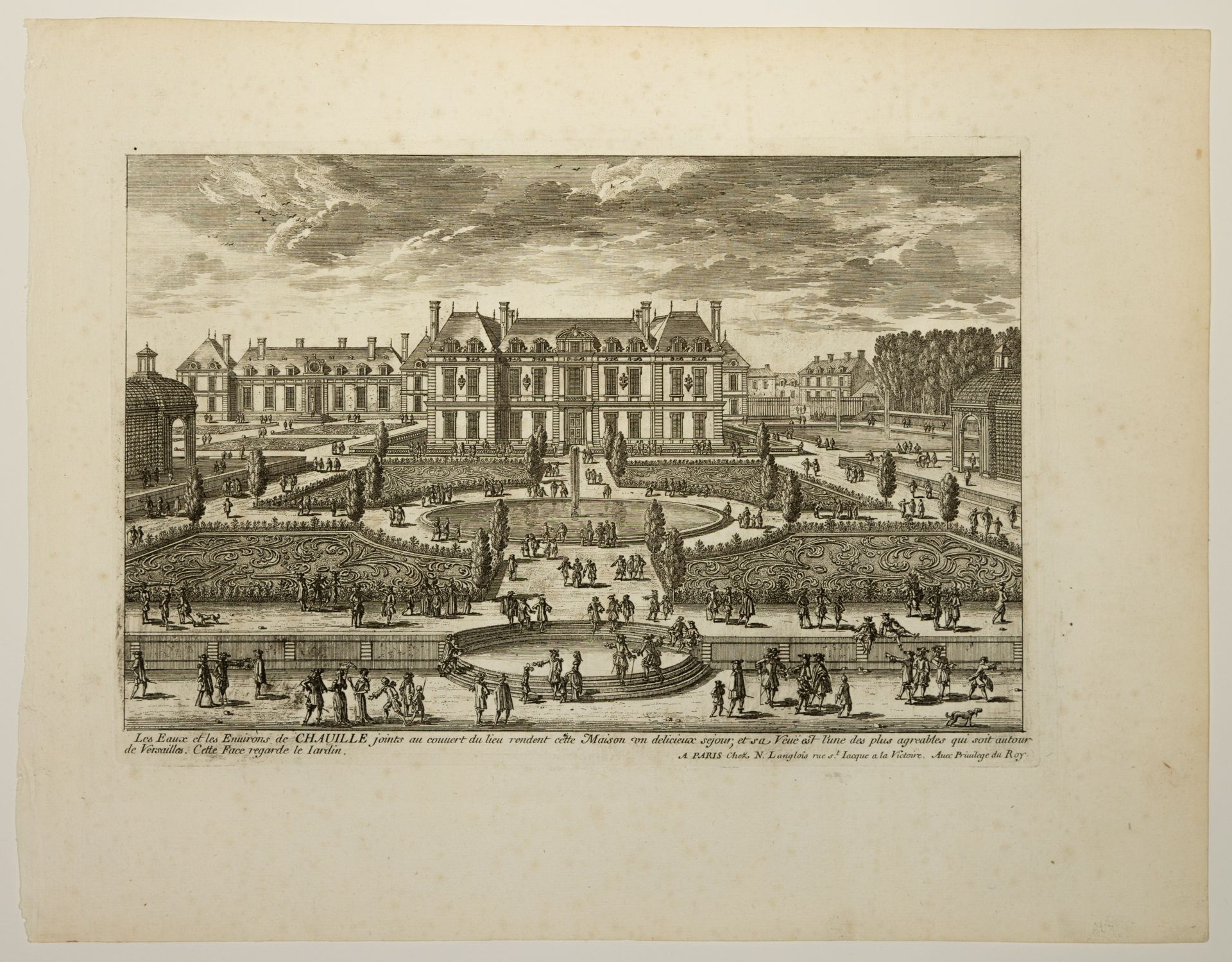Null hauts-de-seine。查维尔："查维尔的水和环境......这张脸看到的是花园。在巴黎，在尼古拉斯-朗格瓦（1640-1703），圣雅克街。约&hellip;