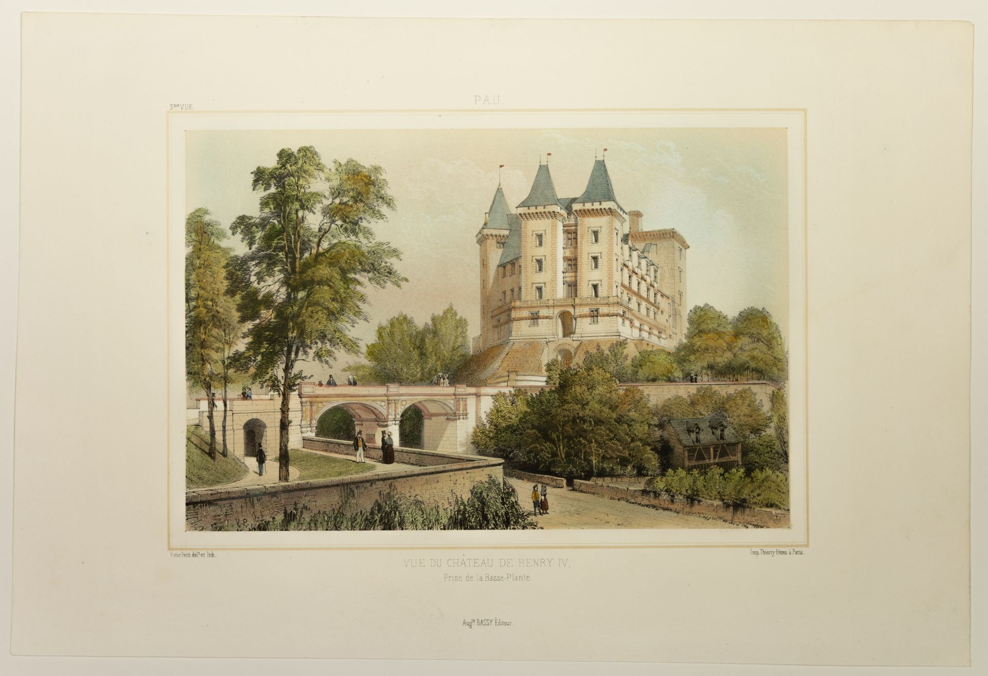 Null PYRÉNÉES-ATLANTIQUES. PAU. "Veduta del castello di Enrico IV, presa dalla B&hellip;