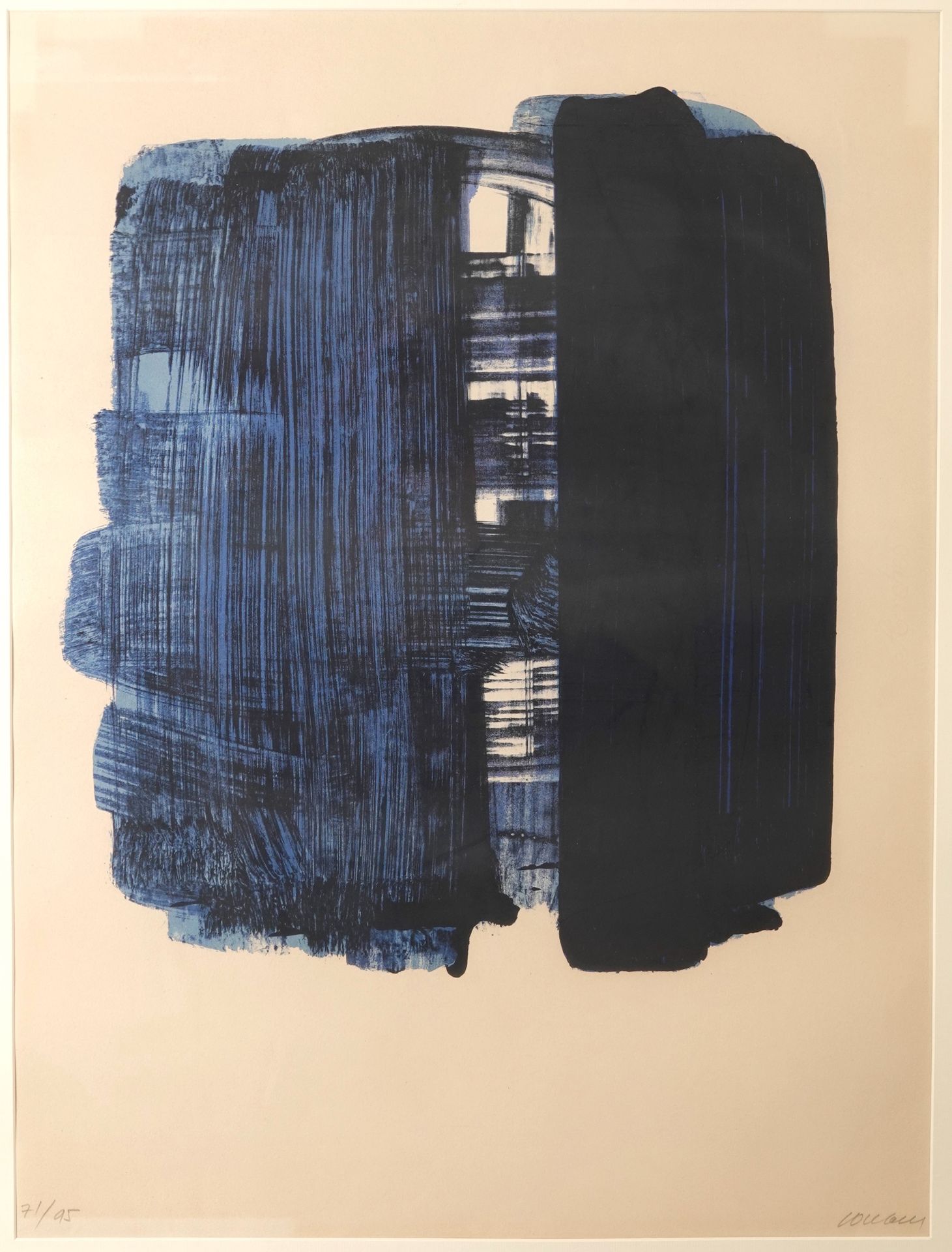 Pierre SOULAGES (1919-2022) Litografia n. 33, 1974
Litografia in blu zaffiro su &hellip;