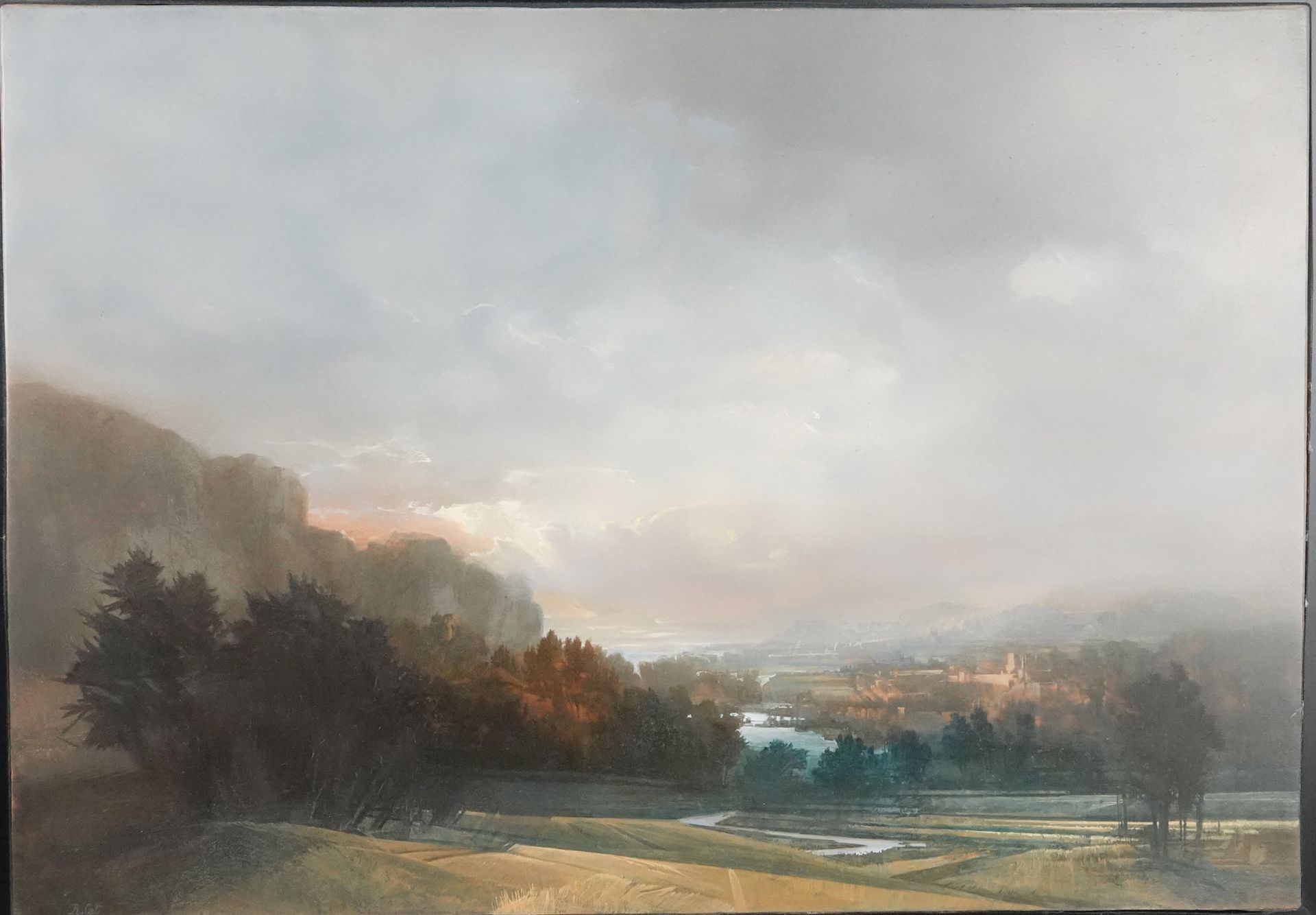 Roland CAT (1942-2016) 风景，约2000年
布面油画
左下方签名 34.5 x 50 cm