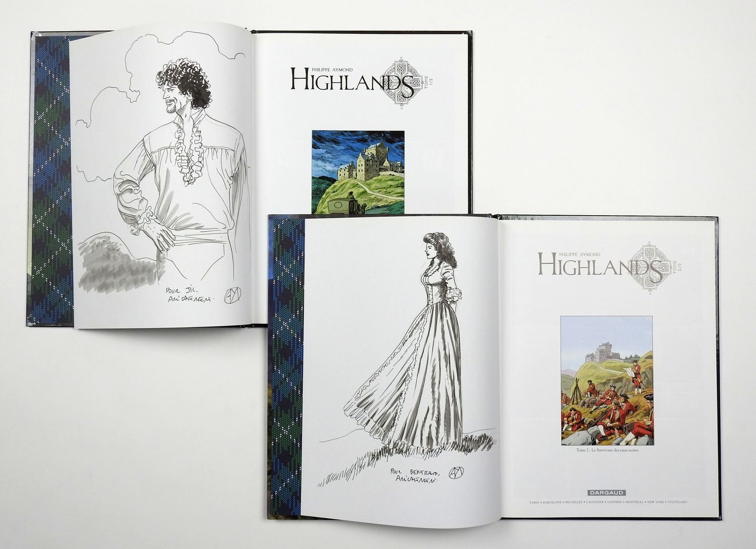 Null AYMOND Philippe

Highland

Volumes 1 and 2 in original edition with drawing&hellip;