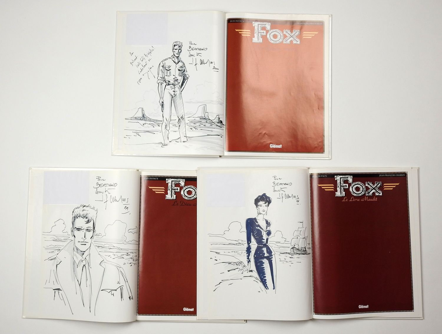 Null CHARLES Jean François

Fox

Set aus drei Bänden in Originalausgabe mit Widm&hellip;