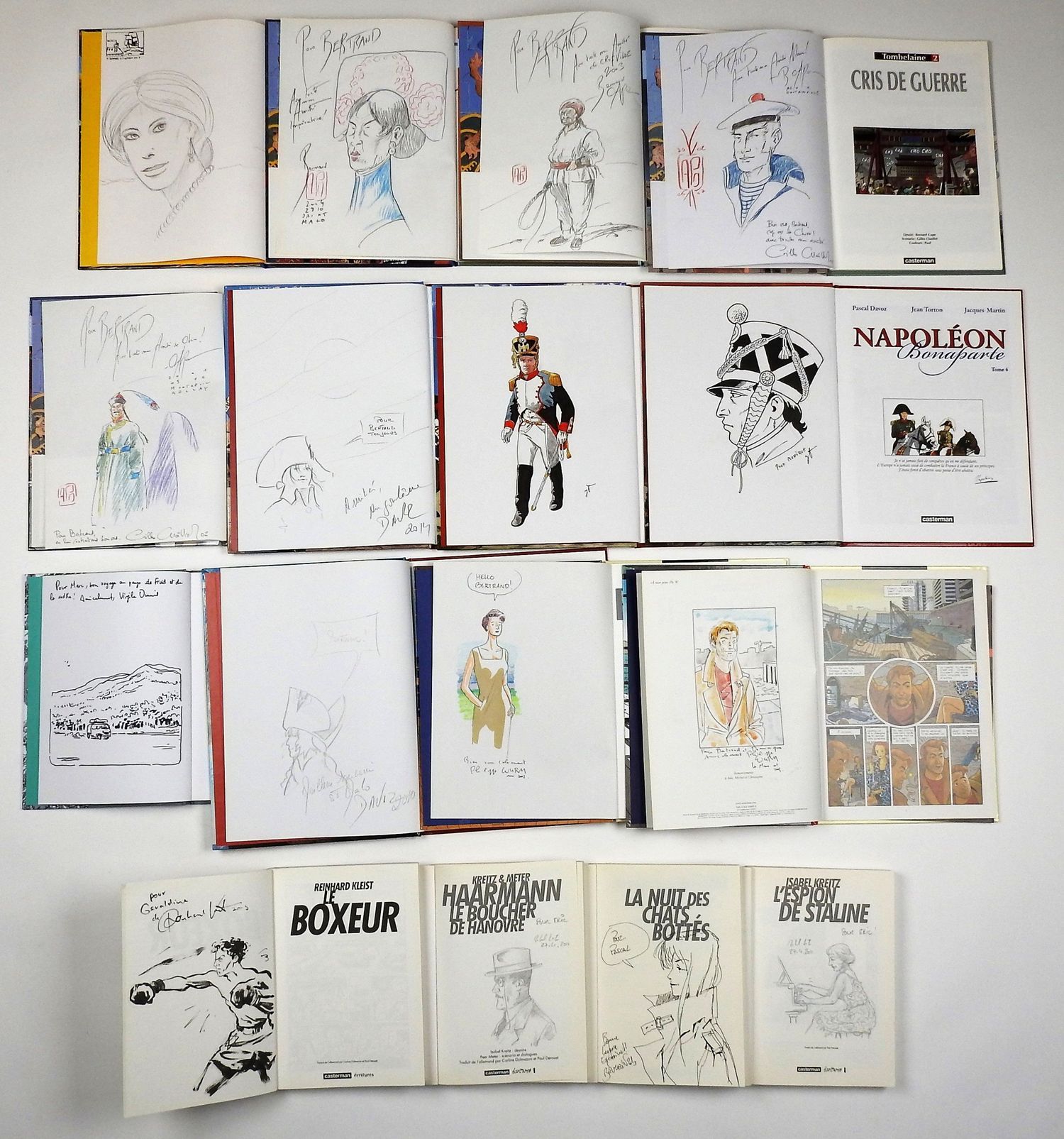 Null 卡斯特尔曼

一套约59本初版画册，均有签名，主要有《一枪》、《红娘》、《克拉拉》、《Whaligoe》、《Rouge comme la neige》&hellip;