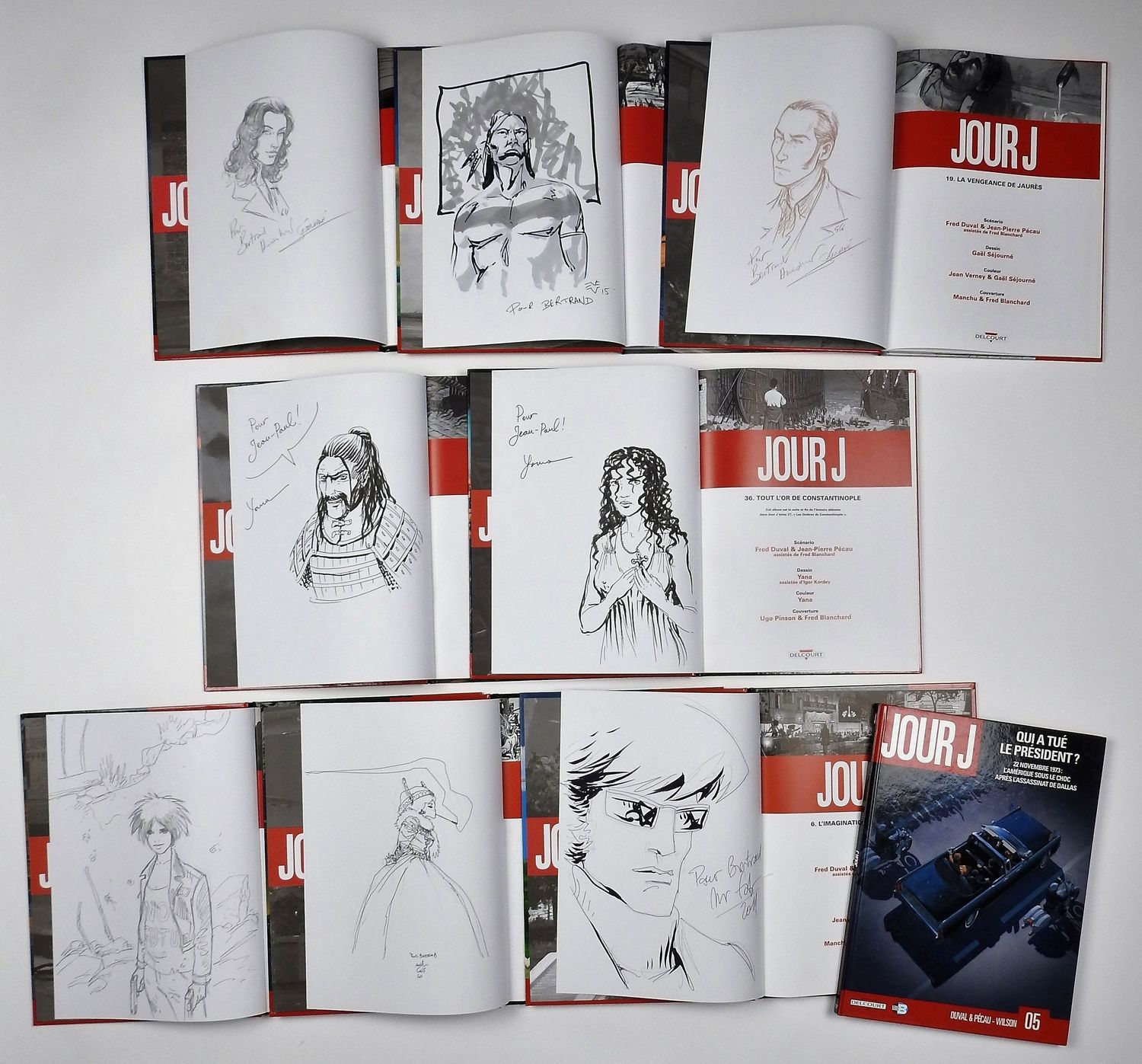 Null COLLECTIVE

D Day

Set of 9 albums in original edition with drawings (excep&hellip;