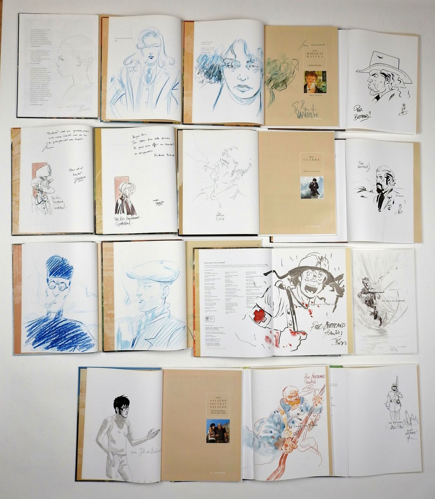 Null LOMBARD

Set of 18 albums from the Signed collection with drawings by Lefeu&hellip;