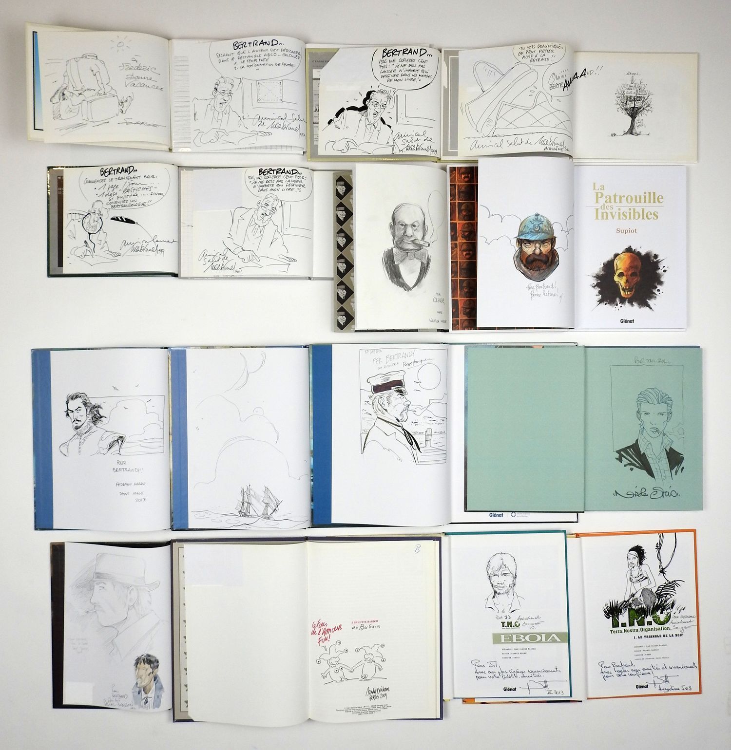 Null GLENAT

Sammlung von ca. 50 Alben mit Widmungen, One Shot, Graphic Novels, &hellip;