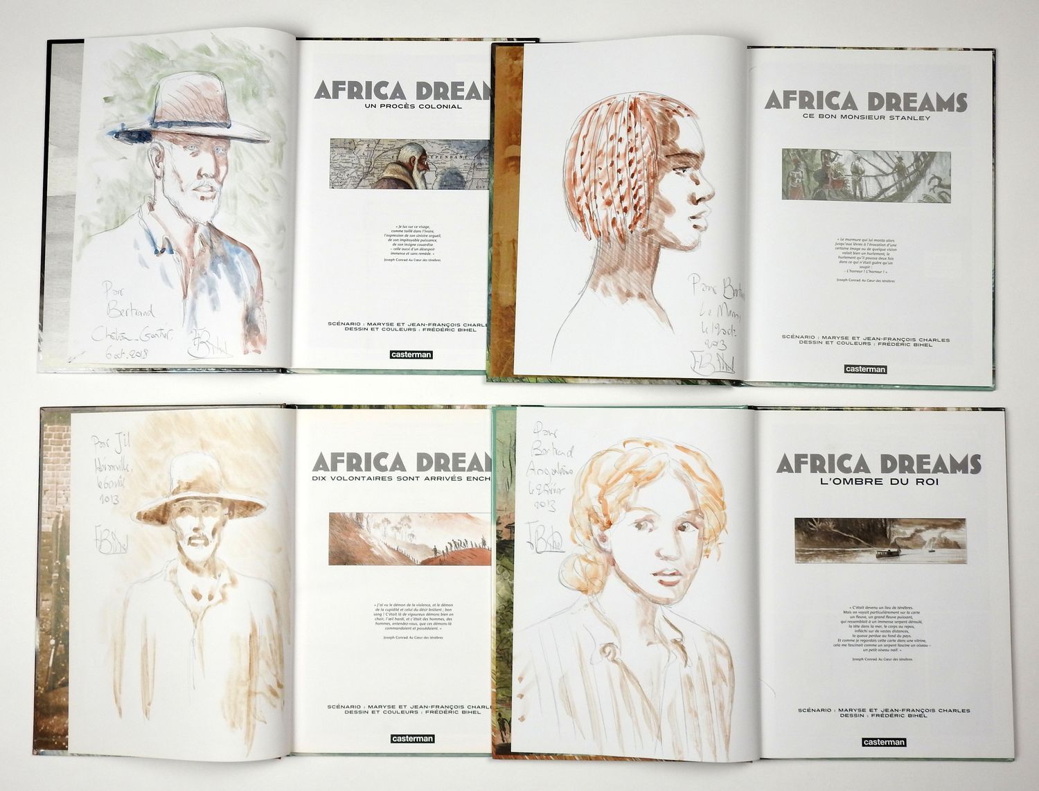 Null 毕晓明（Frédéric

非洲之梦

第1至4卷初版，有图画

状况非常好，专辑末尾有收藏家的印章