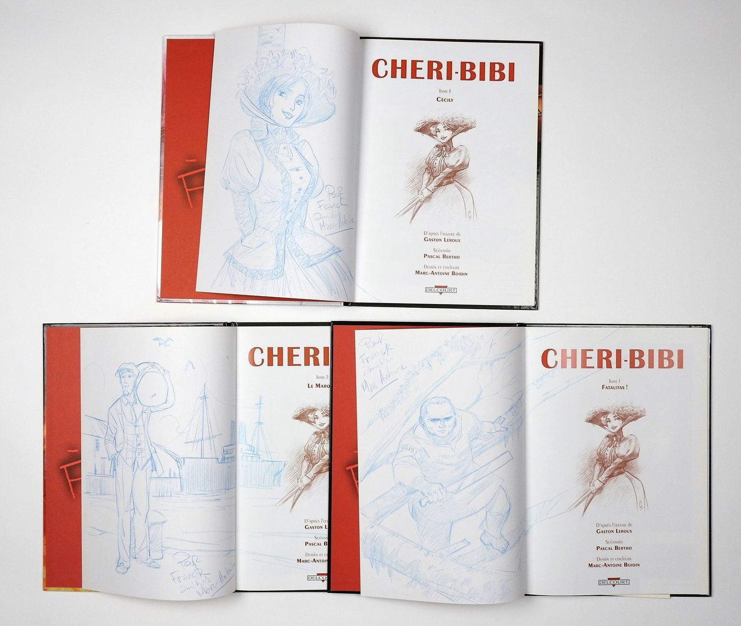 Null BOIDIN Marc Antoine

Cheri Bibi

Tomes 1 à 3 en édition originale avec dess&hellip;