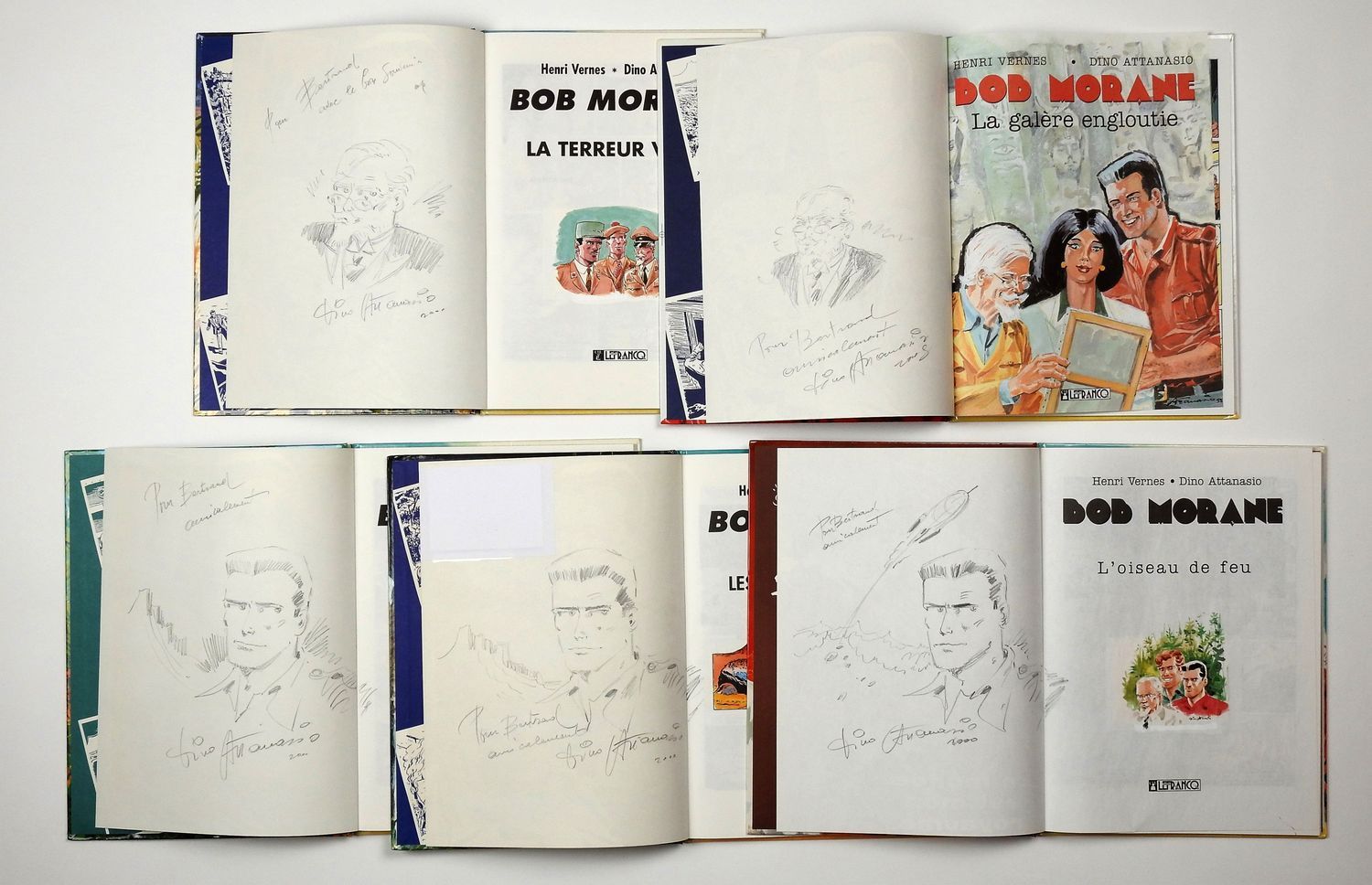Null ATTANASIO Dino

Bob Morane

Set of five signed albums

Very good condition,&hellip;
