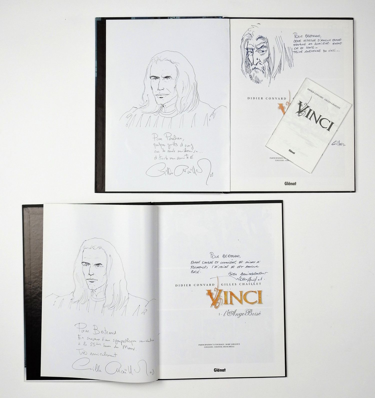 Null CHAILLET Gilles

Vinci

Tomes 1 et 2 en édition originale avec dessin de l’&hellip;