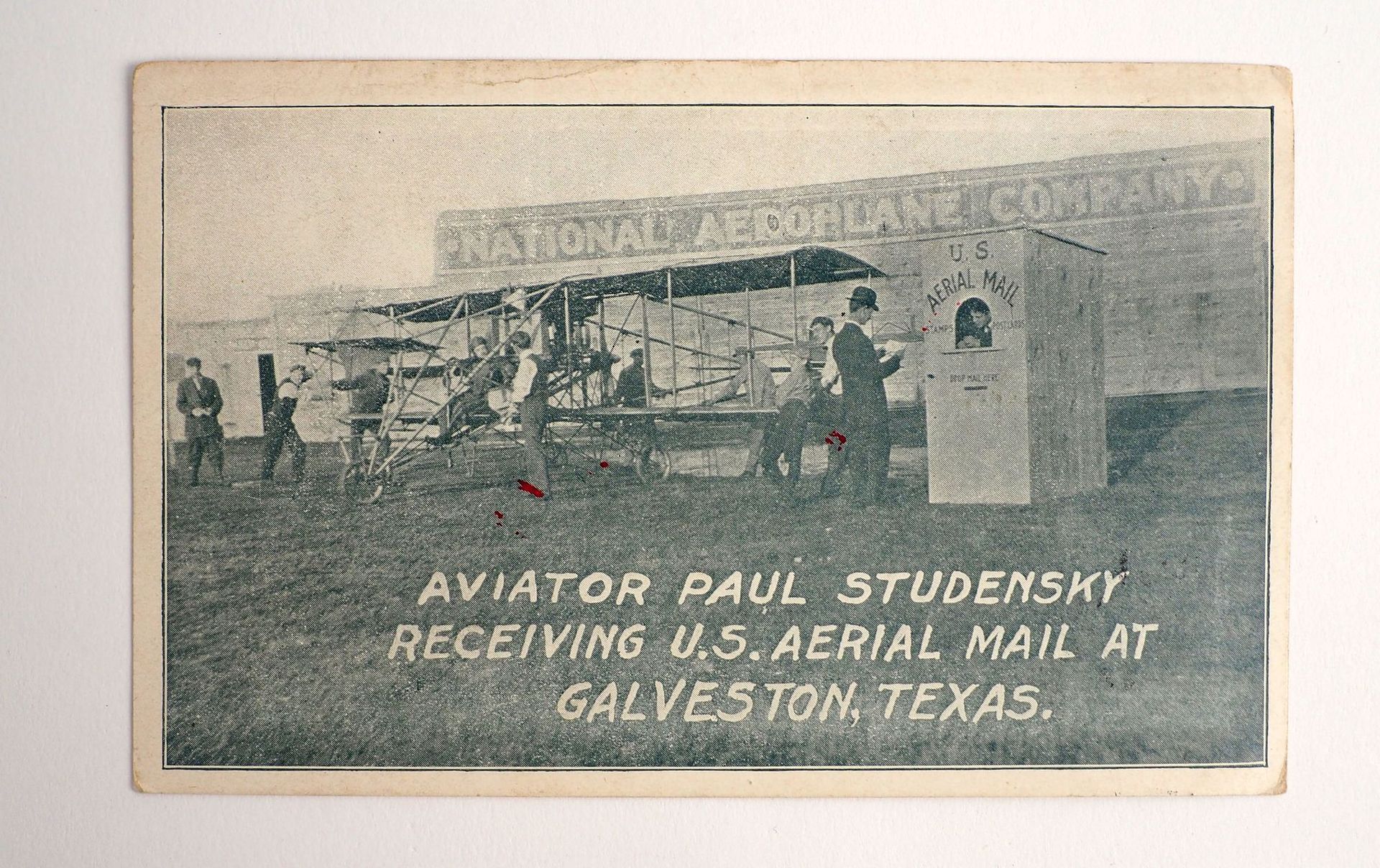 Null Aviation/Poste Aérienne/Cachet/USA/Texas. Carte-postale illustrée (avion av&hellip;