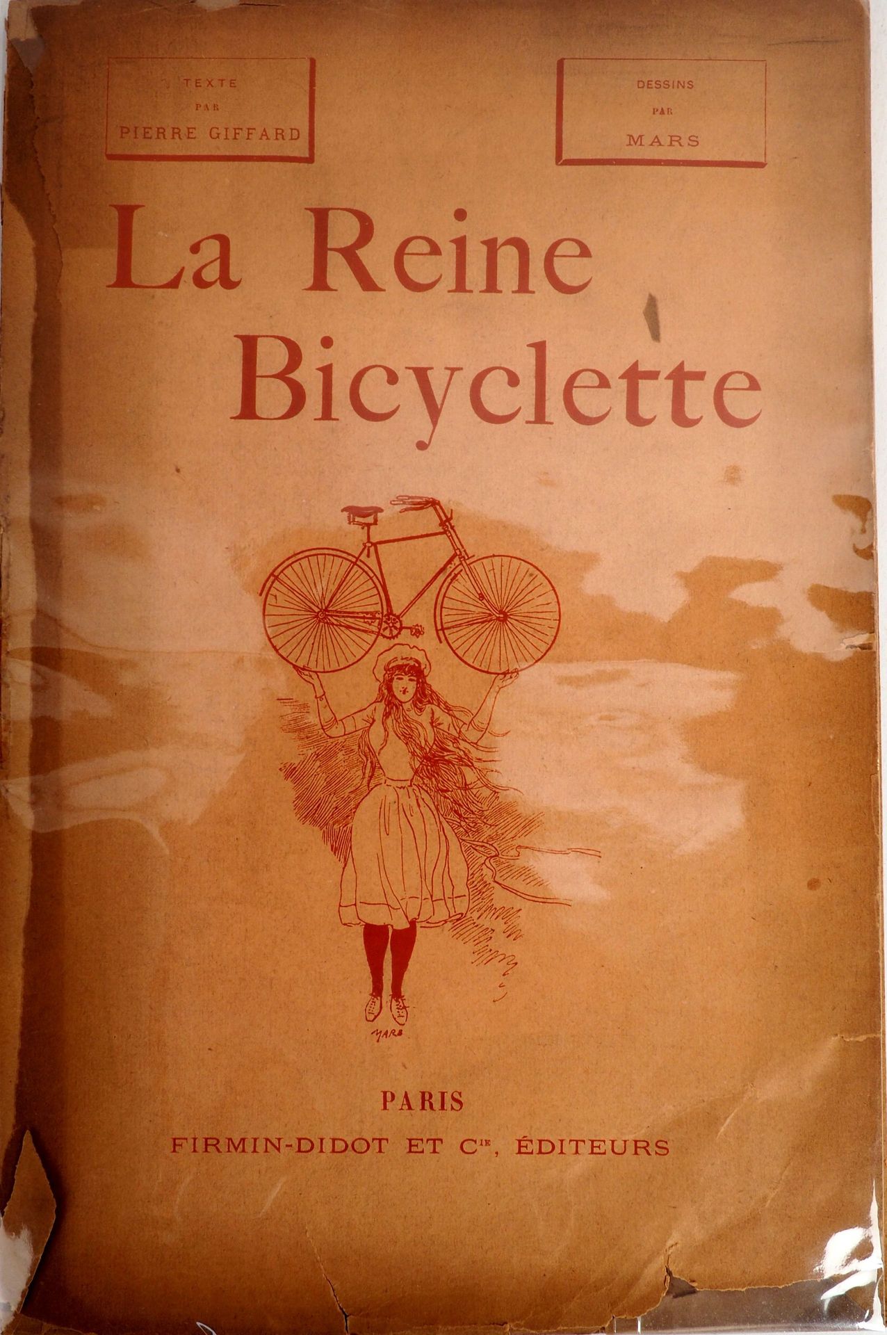 Null 自行车/吉法德/女子运动/硕士生。"女王自行车"。这本基本的书，在其美丽的1891年版本中，有着神话般的封面......踏板革命就在那里，在这80页中&hellip;