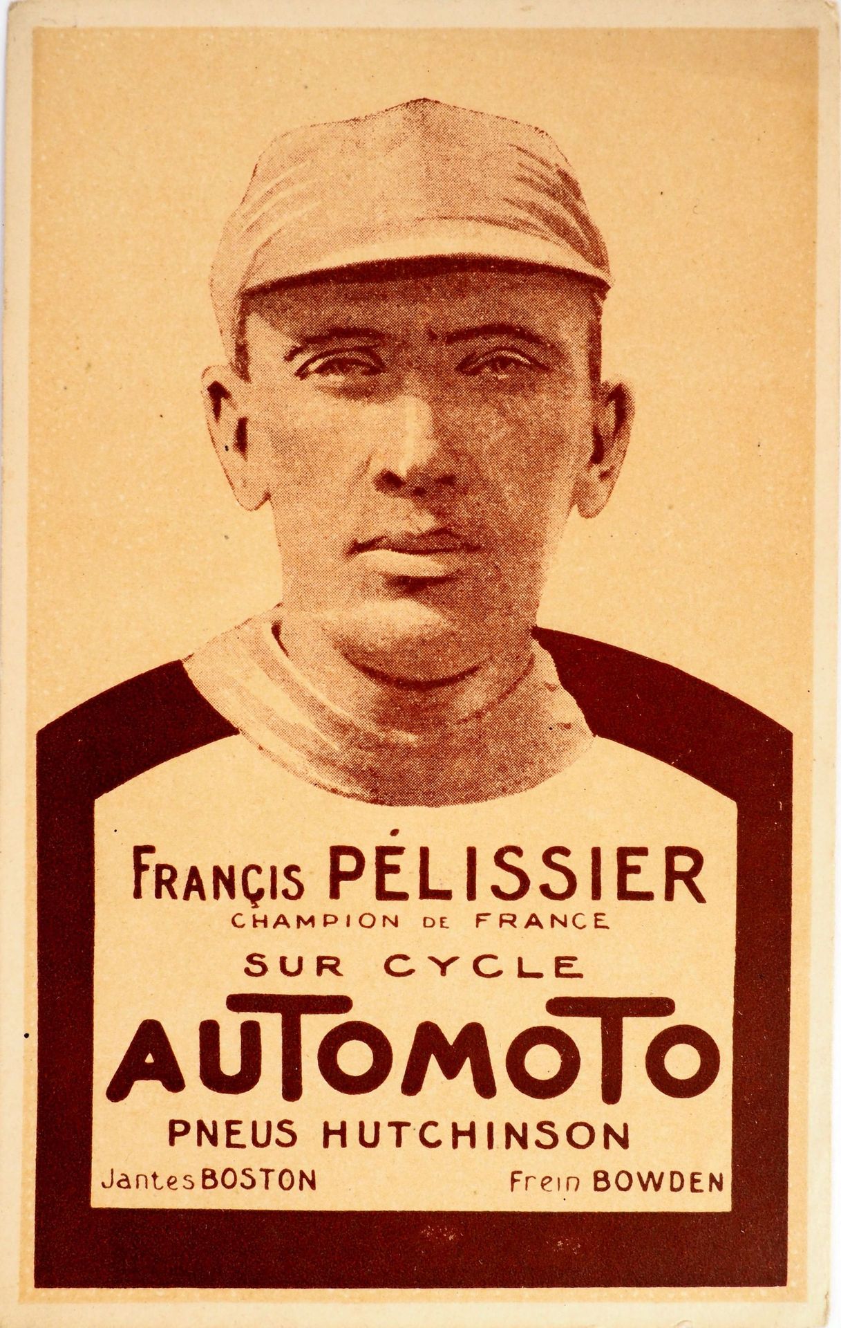 Null Radsport/F.Pélissier/Automoto. Neue Postkarte des "großen" Francis Pélissie&hellip;