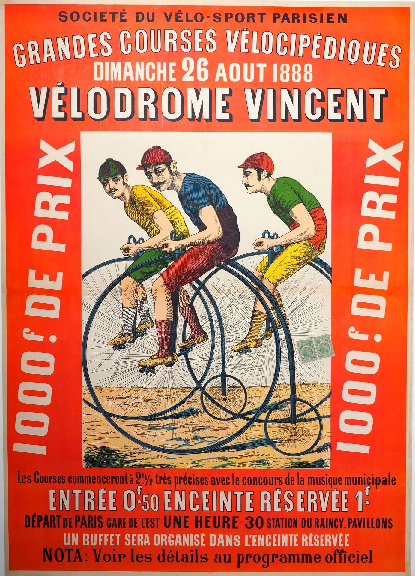 Null Cyclisme/Préhistoire/Bicycle/Grand bi/De Civry/Bondy...L'Affiche des Affich&hellip;