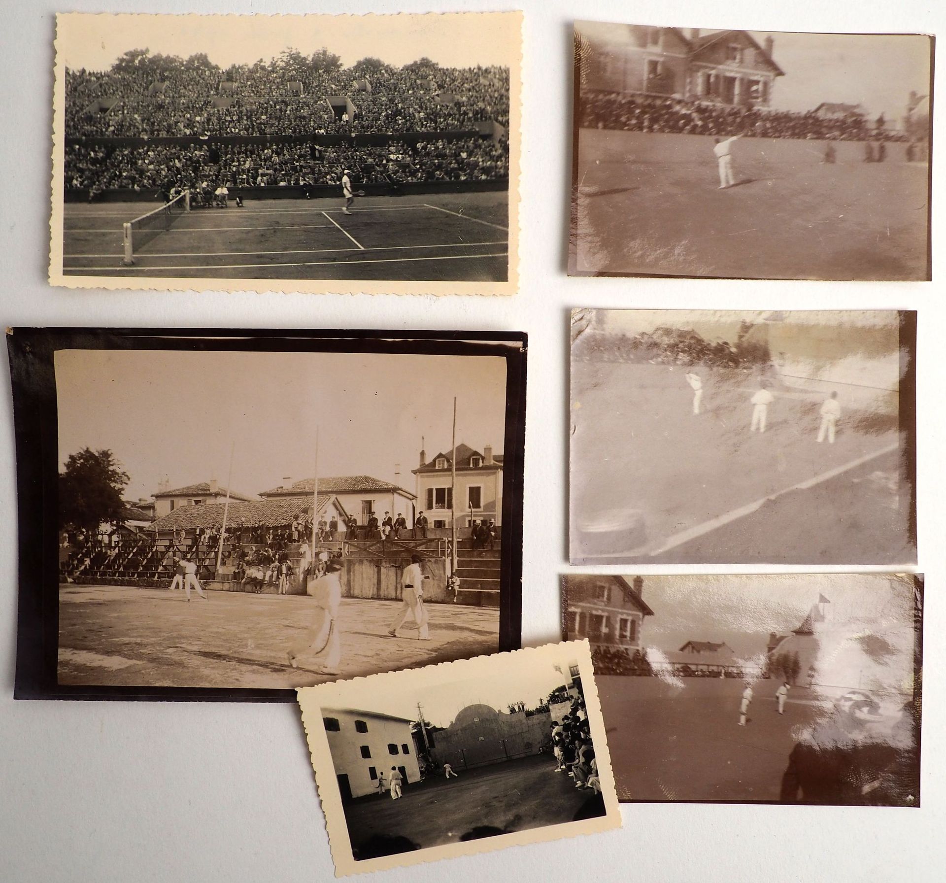 Null 球类运动/佩罗塔/网球。a) 5张佩罗塔的照片，其中4张在14岁之前：b) 12张业余网球的照片，1936年的贝尔克，以及1946年6月9日的罗兰-加&hellip;