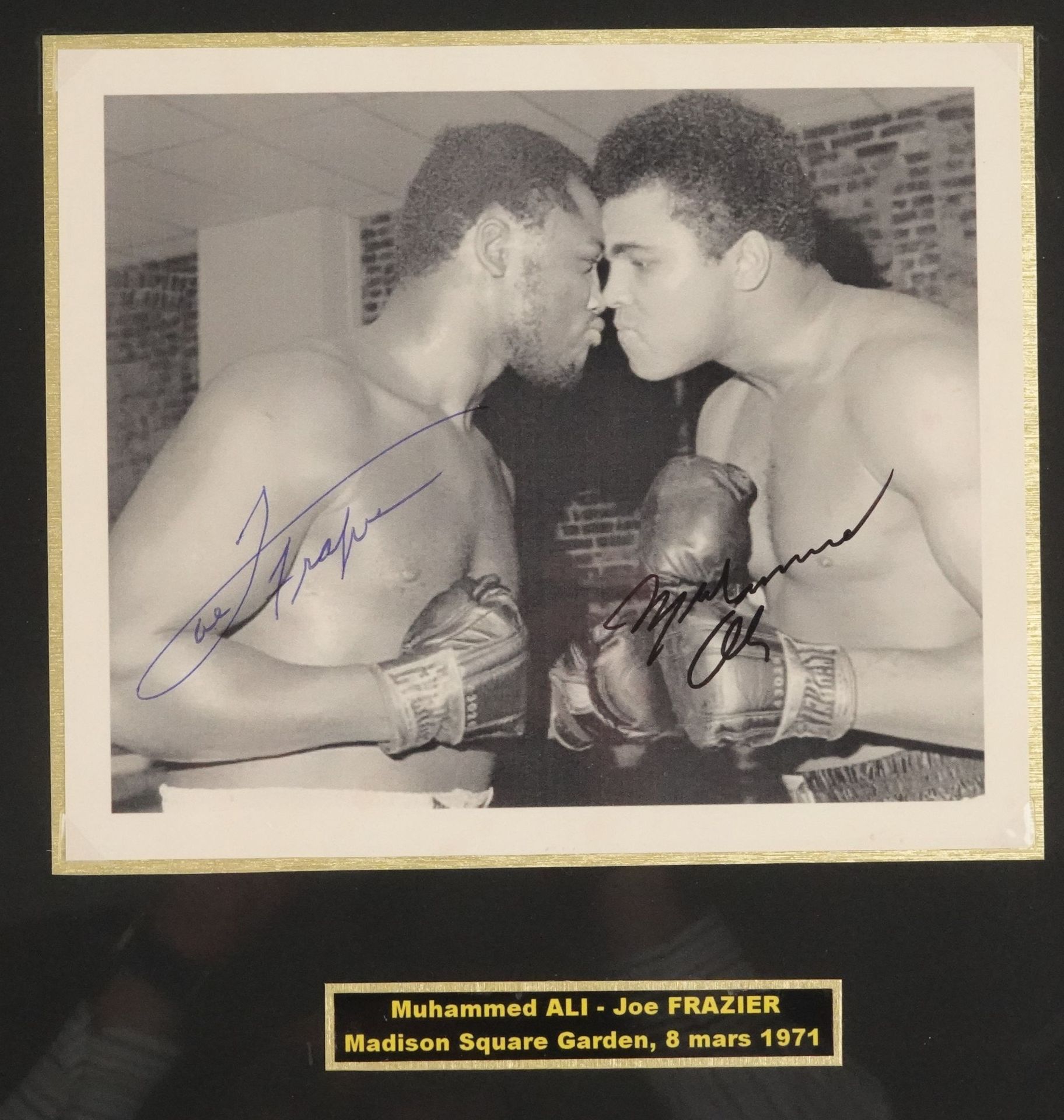 Null 
Boxe/Joe Frazier vs Muhammed Ali. Séance photo (17x20) pour "le combat du &hellip;