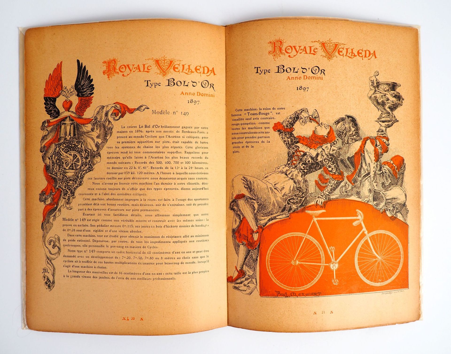 Null Radsport/Acatène/Prehistoire/Bol d'or/Continental. Die 36 Seiten (Farbe, 28&hellip;