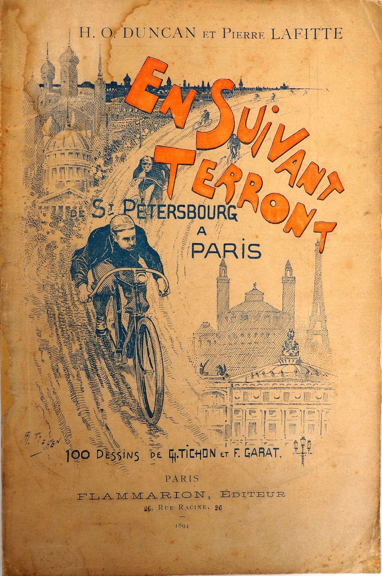 Null Cyclisme/St Petersbourg/Terront/Duncan. Bel exemplaire du livre (24x16) de &hellip;