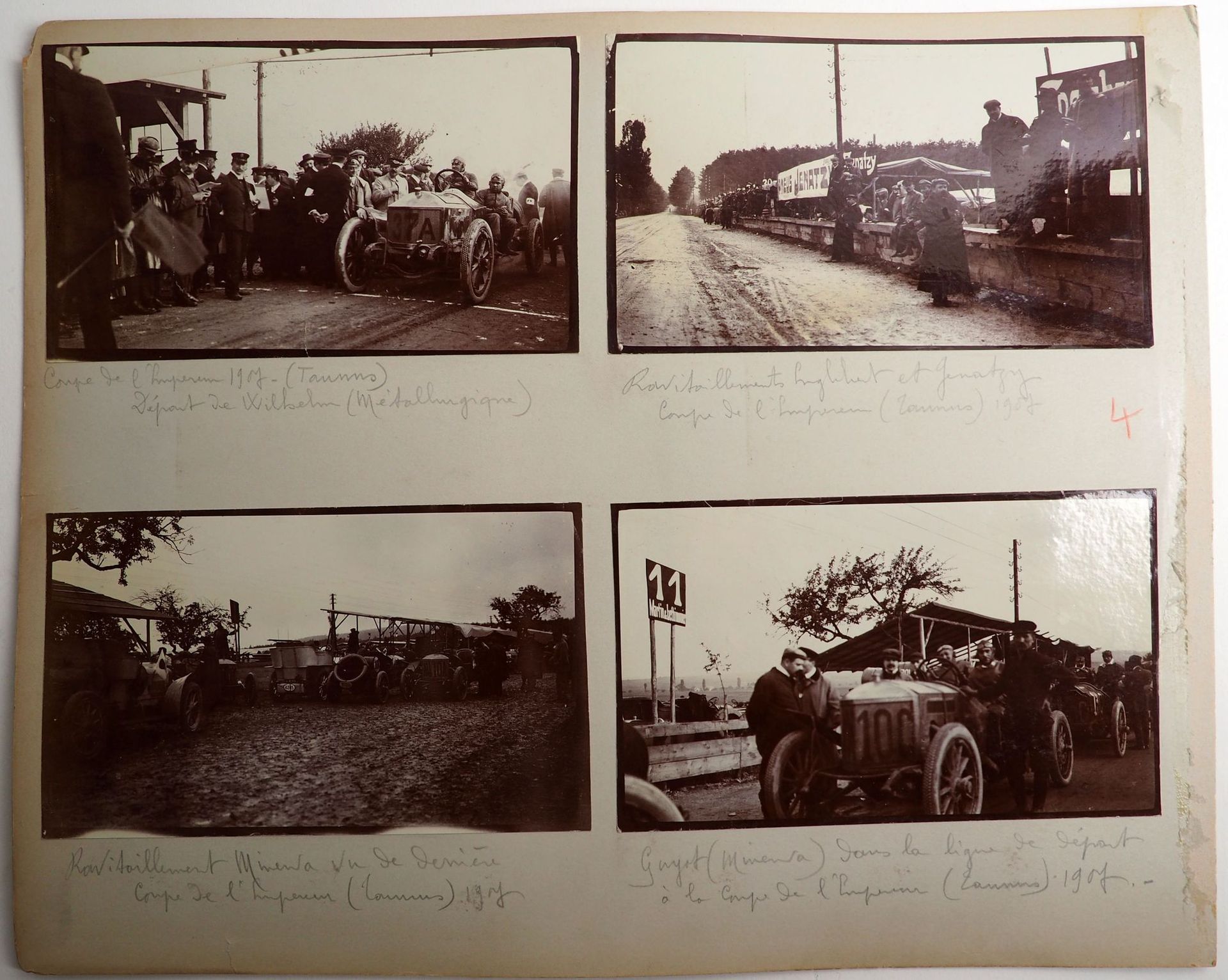 Null Automobile/Prehistory/Emperor/Taunus. Set of 10 original photos (taken 8x14&hellip;