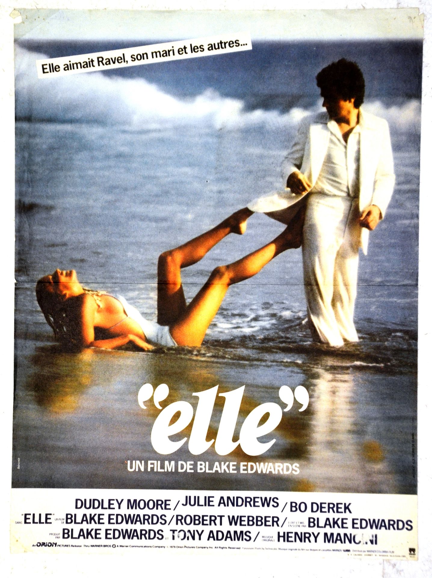 Null SHE 
Año: 1979, cartel francés 
Director: Blake Edwards 
Actuación: Dudley &hellip;