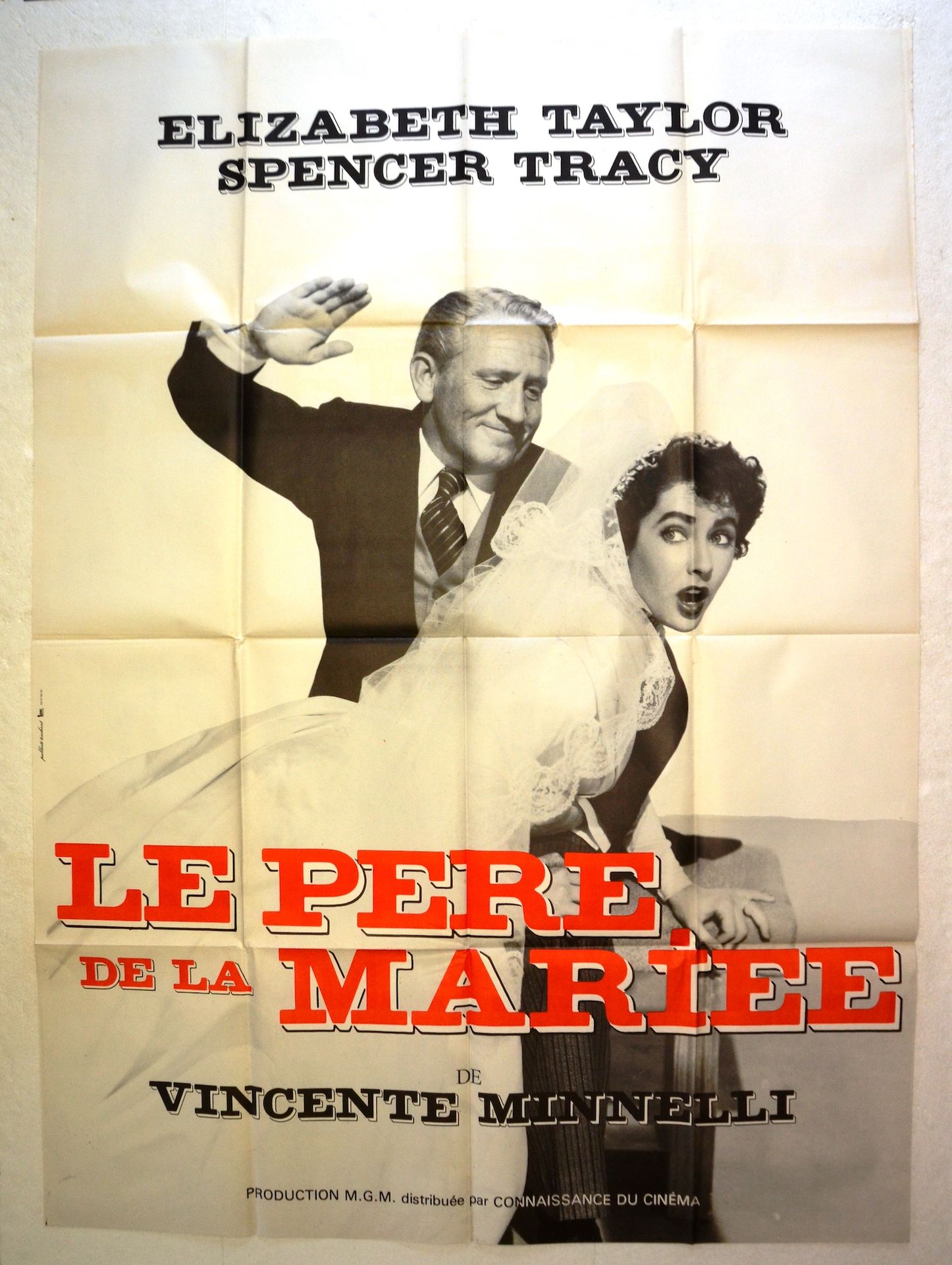 Null 新娘的父亲
年份: 1950年，法国海报
导演: 文森特-明纳利
演员：斯宾塞-特雷西和琼-贝内特
工作室：M.G.C
打印：IPAC/120 x 1&hellip;